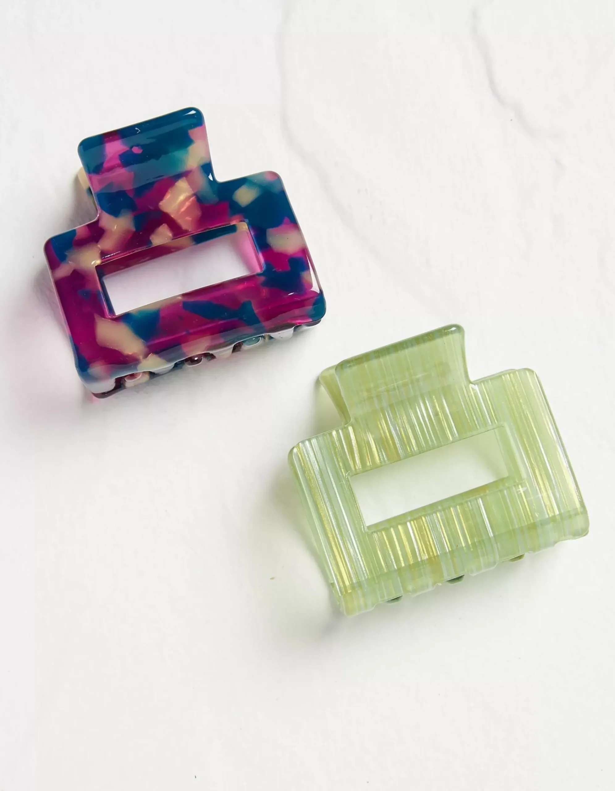 2 Pack Resin Claw Clip