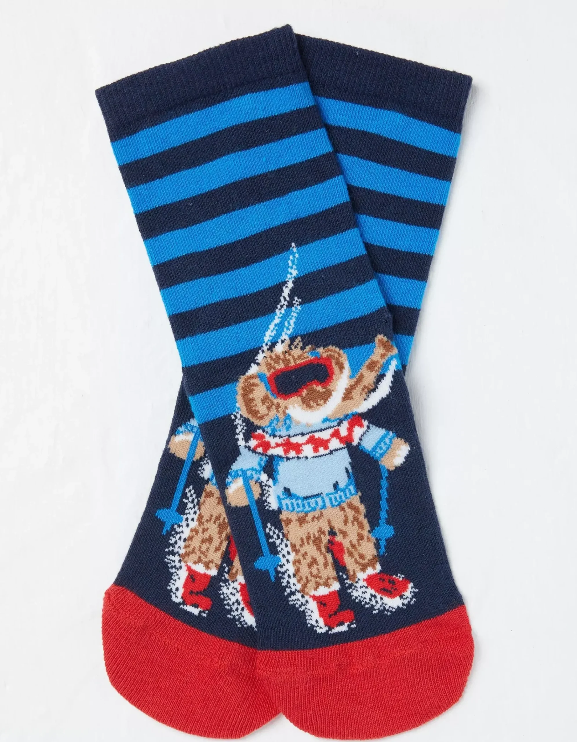 1 Pack Wilfred Woolly Mammoth Stripe Socks