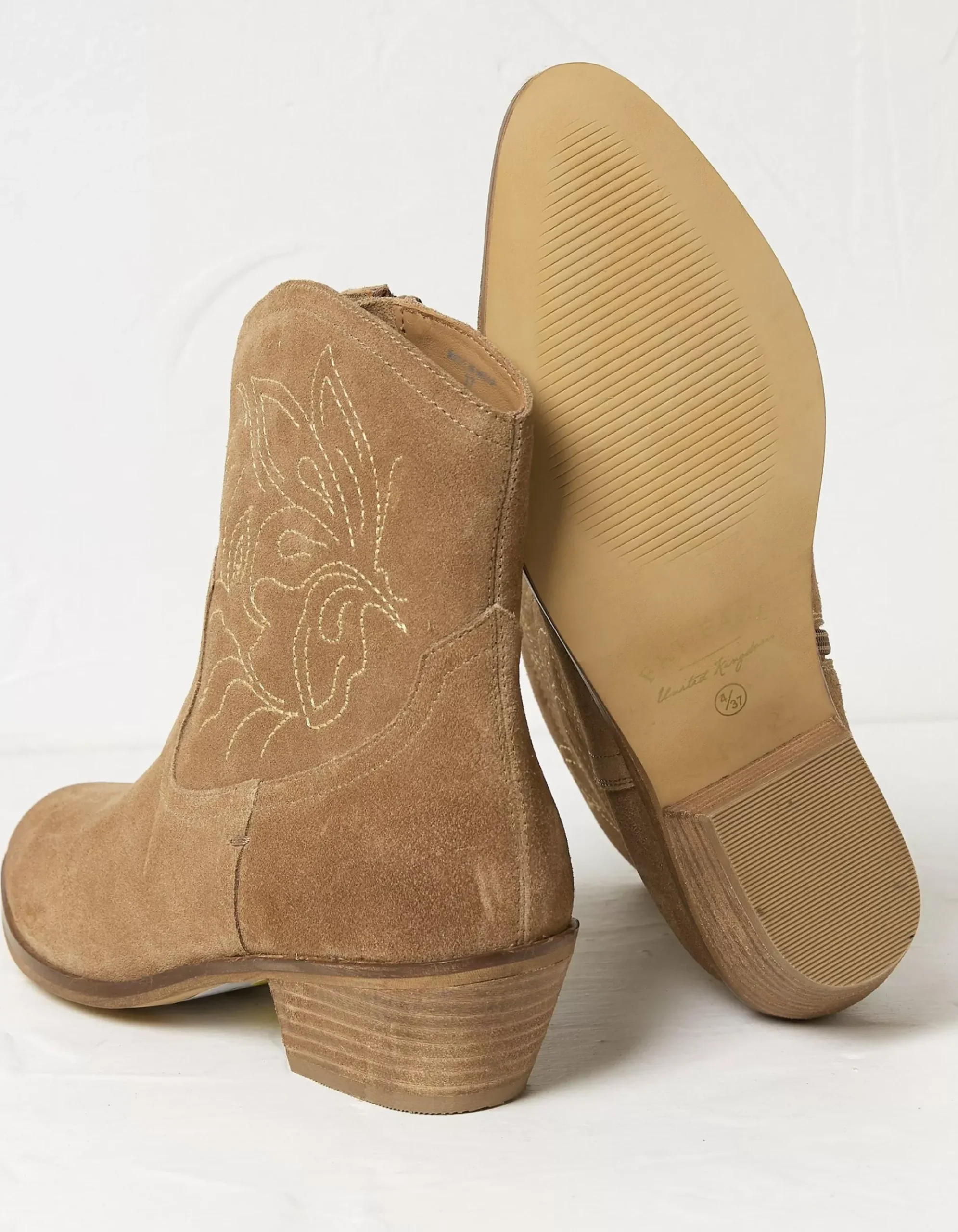 Abilene Western Ankle Embroidered Boot