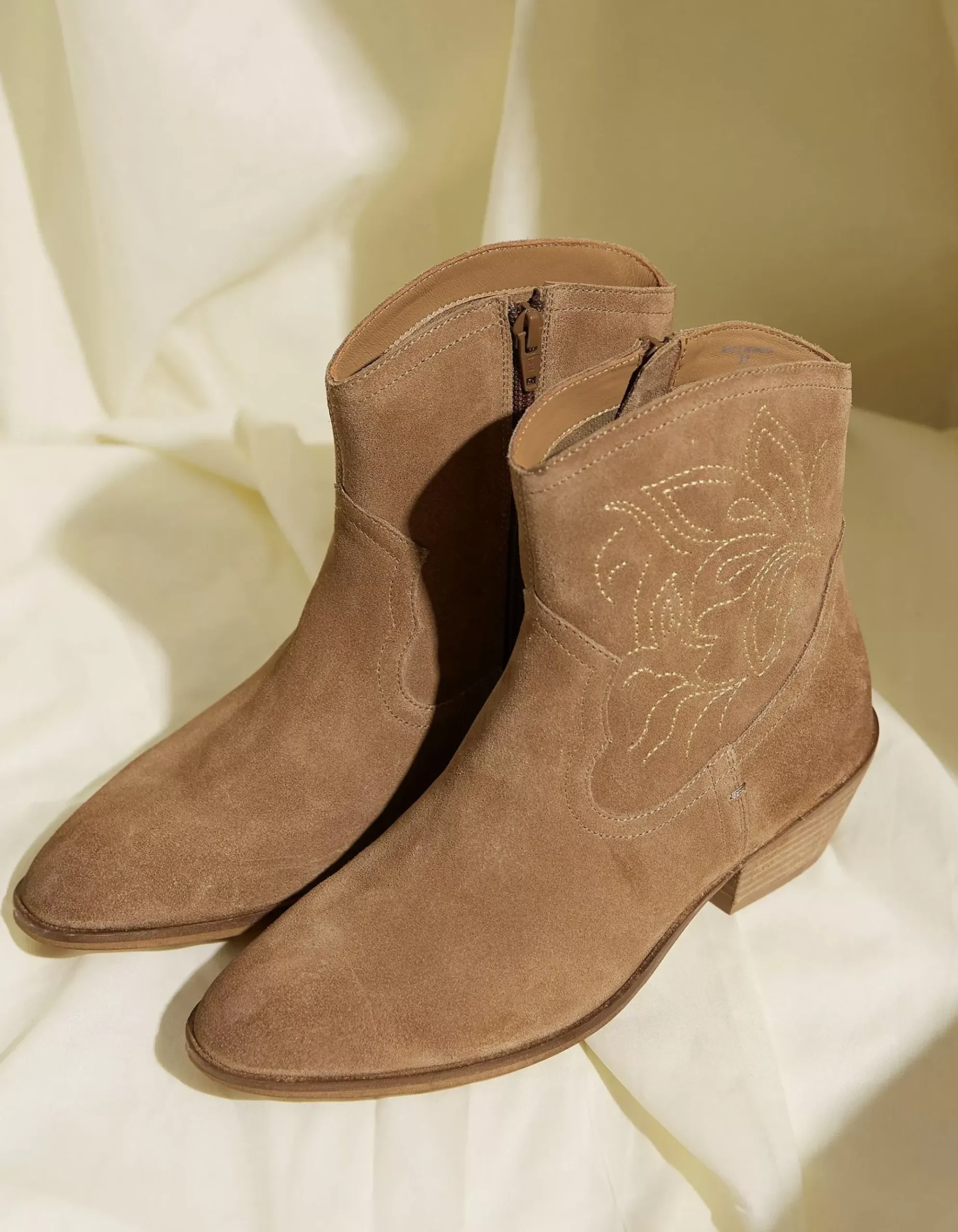 Abilene Western Ankle Embroidered Boot