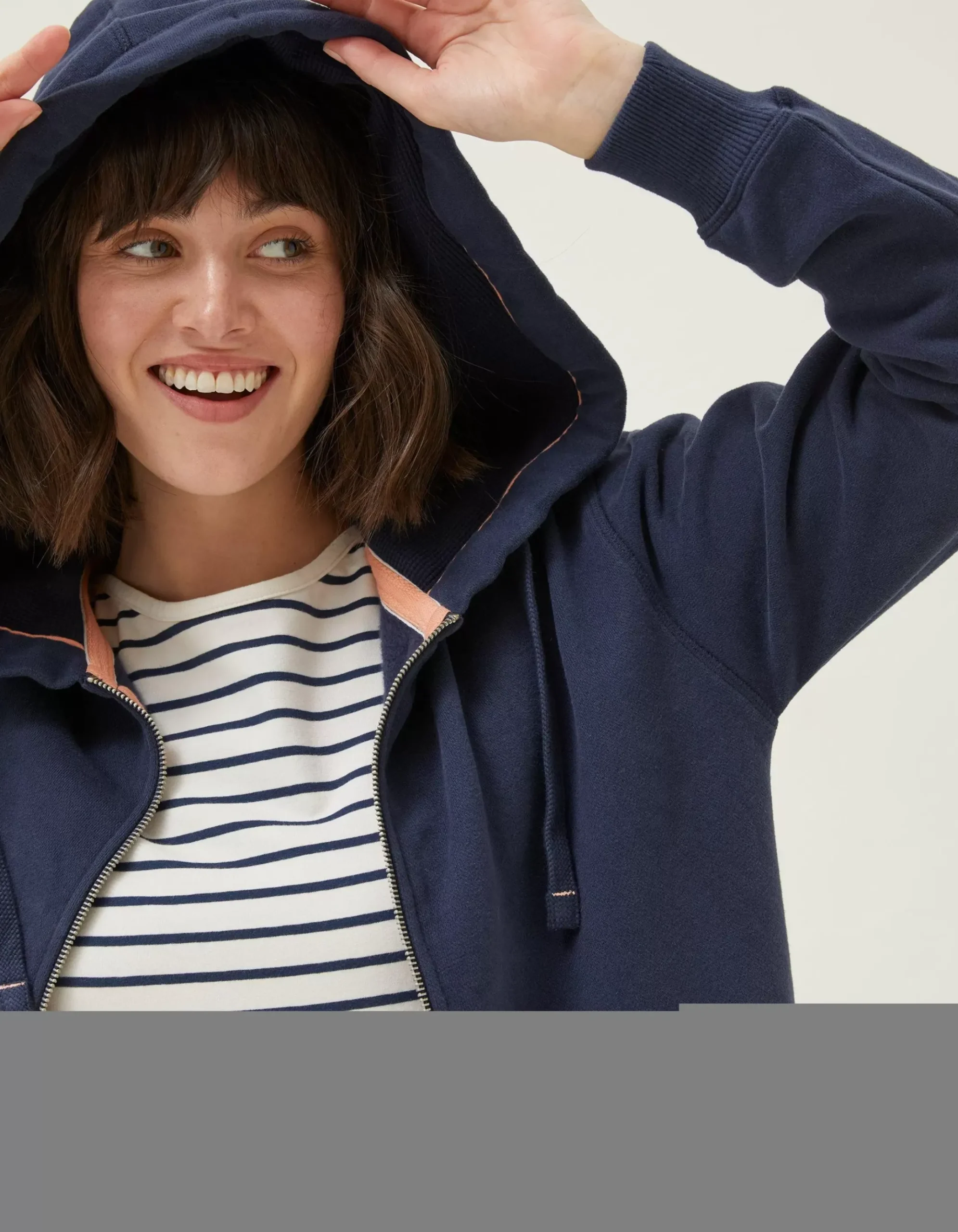 Amy Zip Through Hoodie