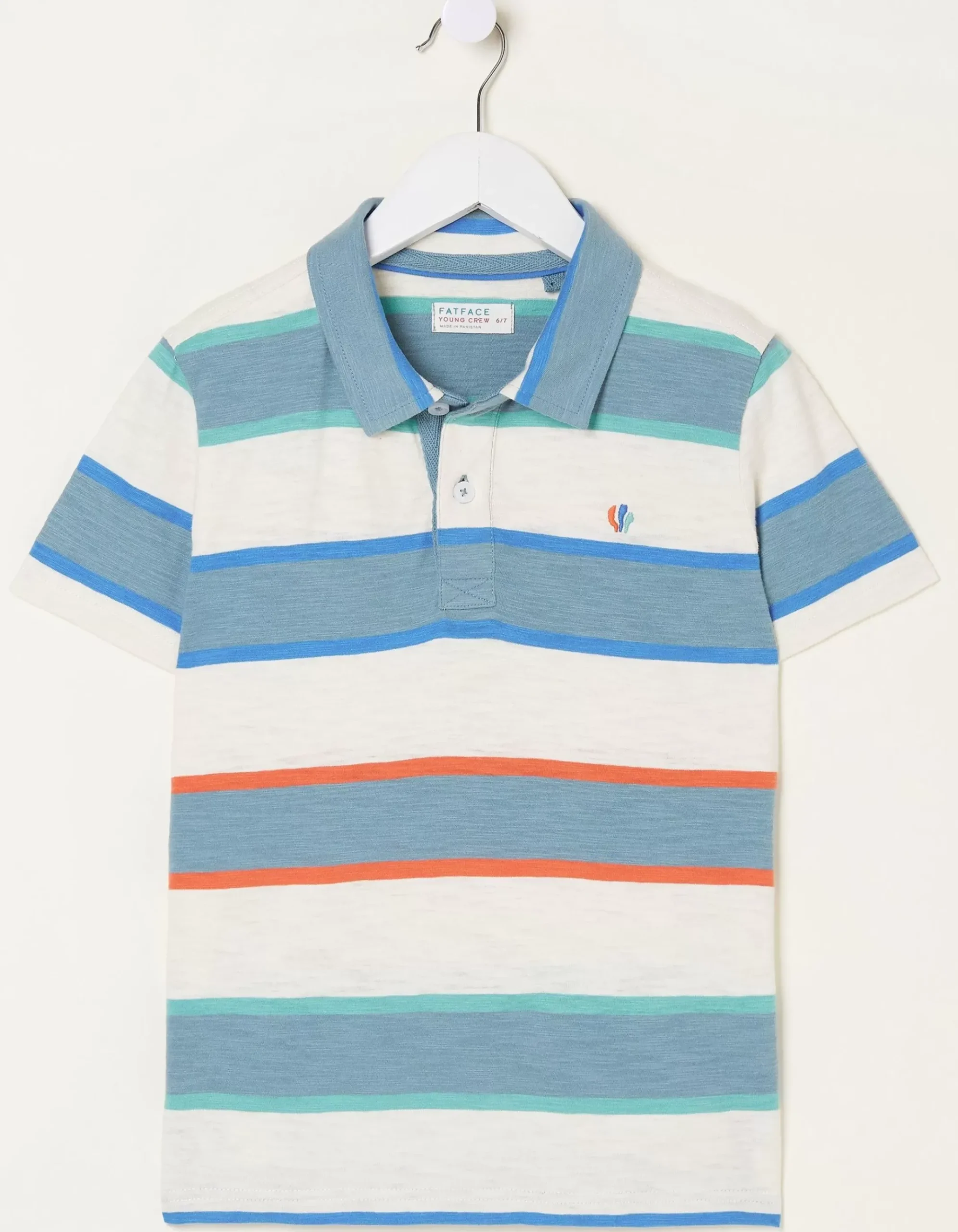 Block Stripe Polo