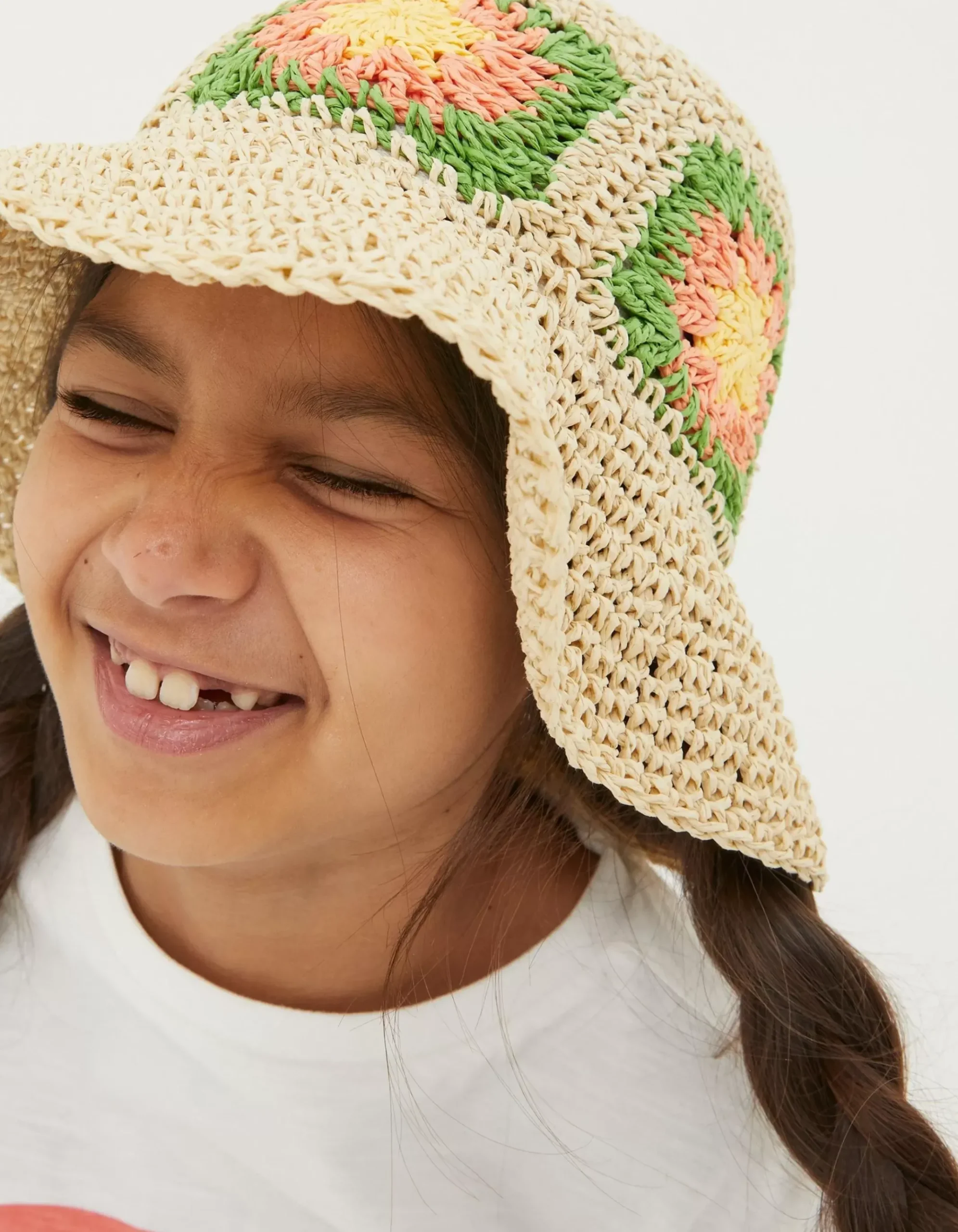 Crochet Straw Hat