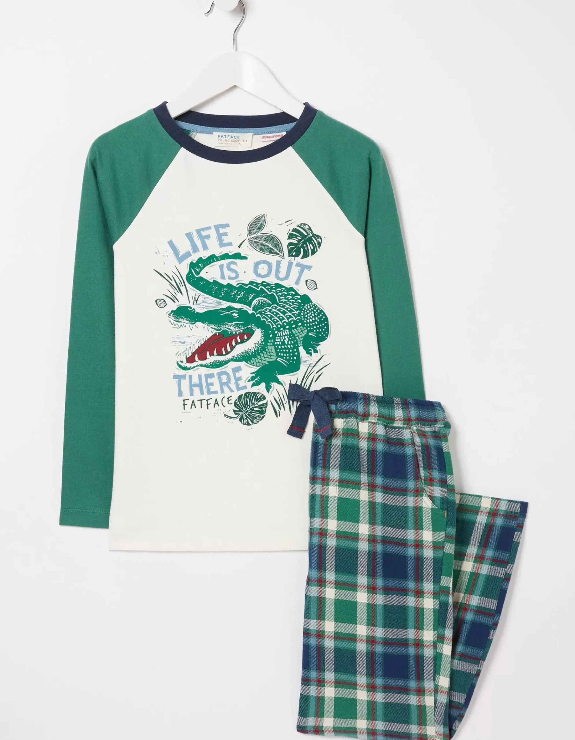 Crocodile Check Pyjama Set