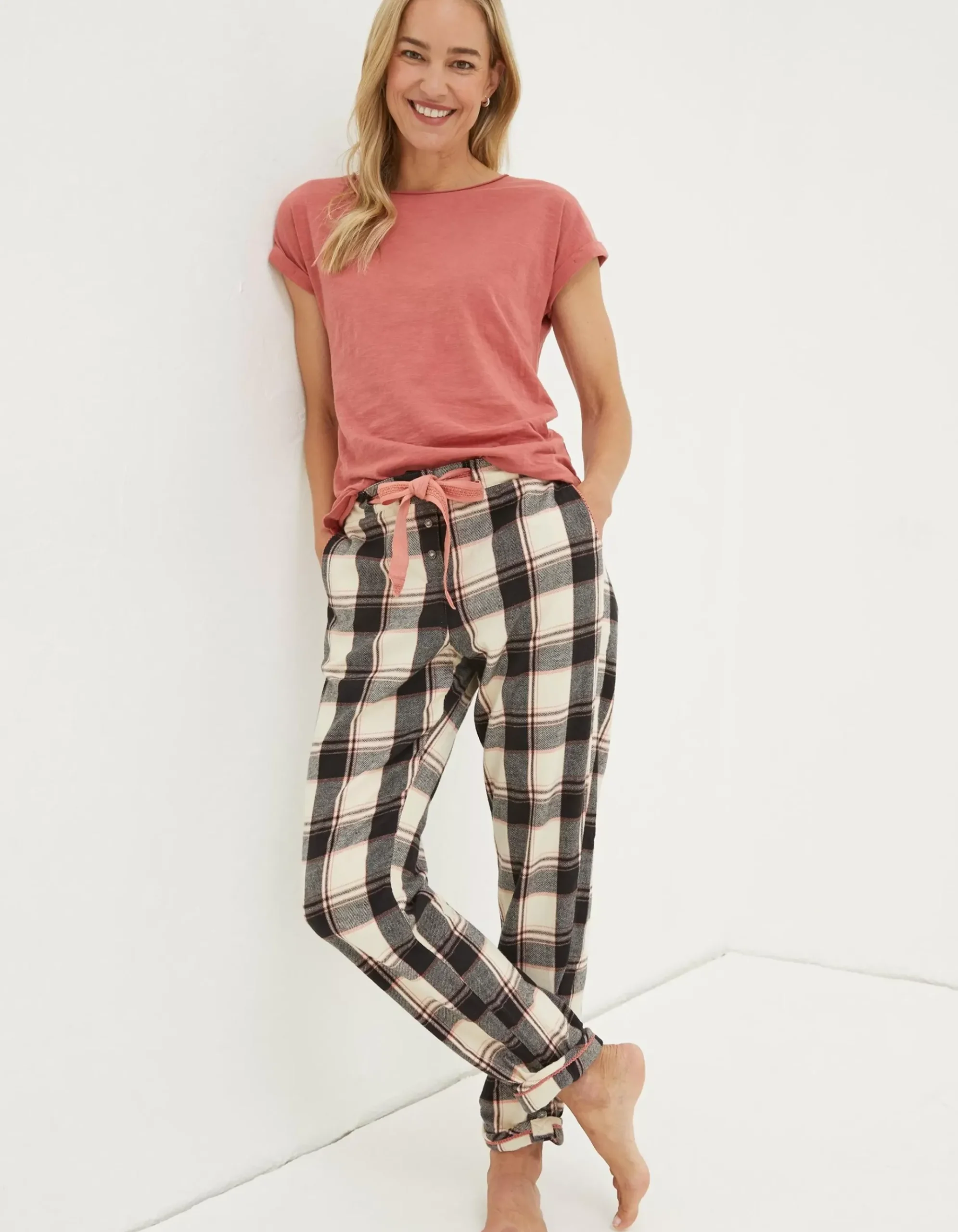 Eva Large Check Pyjama