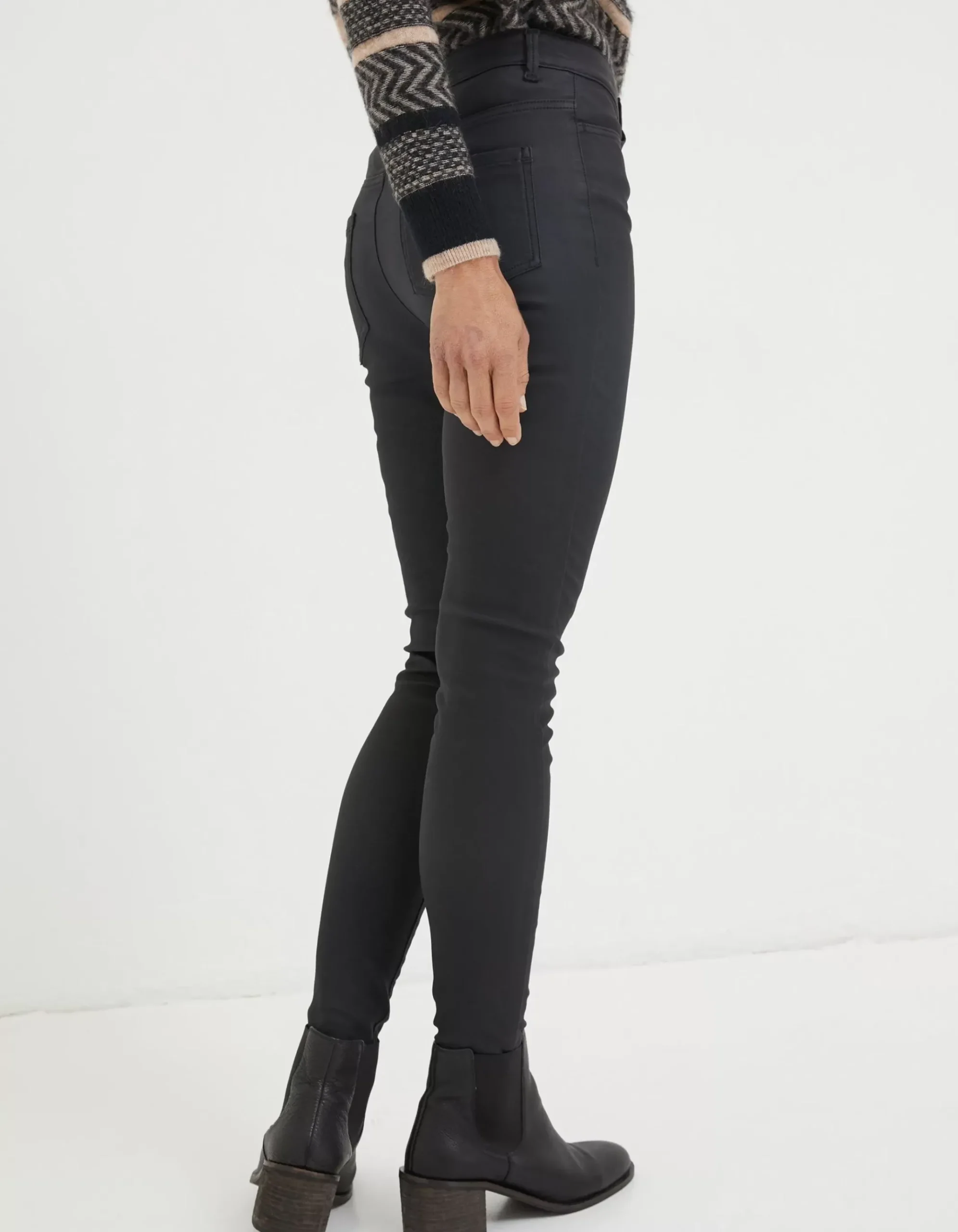 Five Pocket Coated Jegging