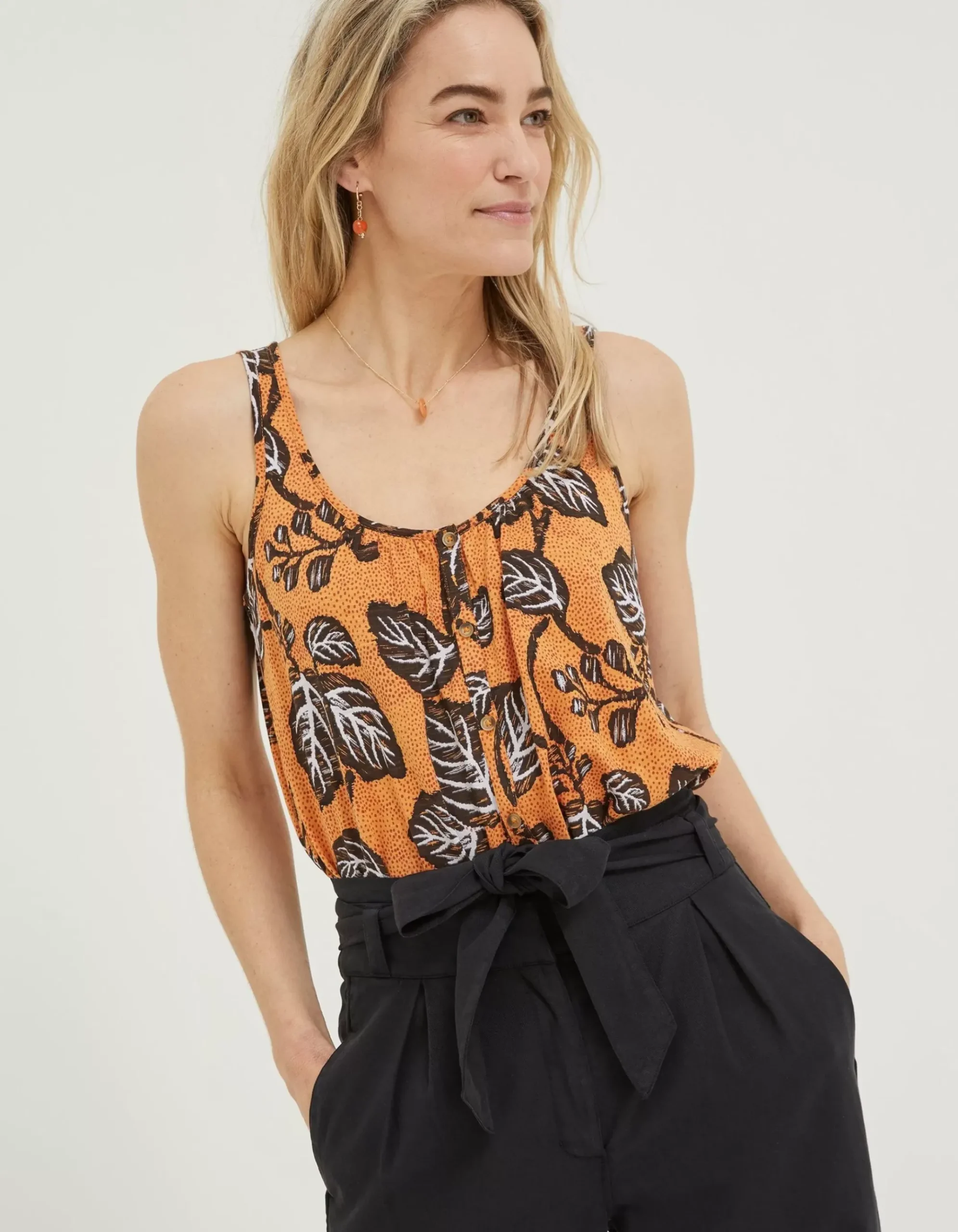 Flora Vine Floral Vest