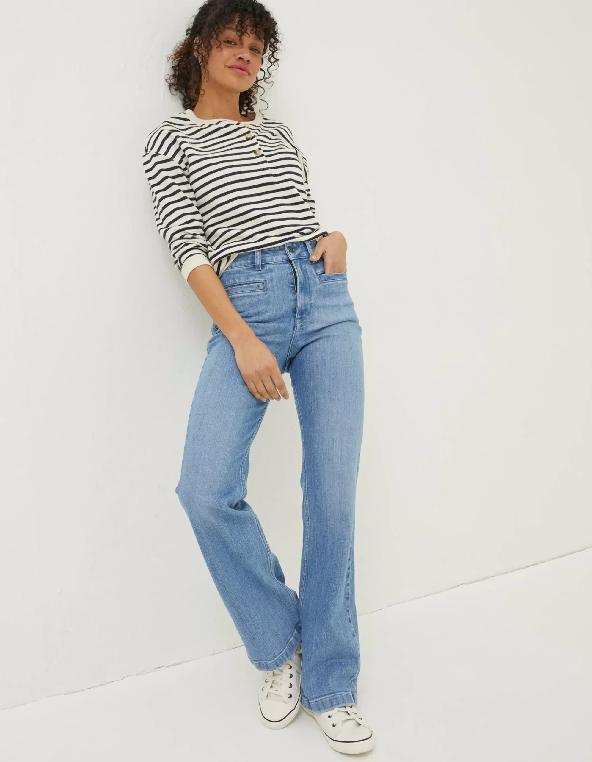 Fly Flare Comfort Stretch Jeans