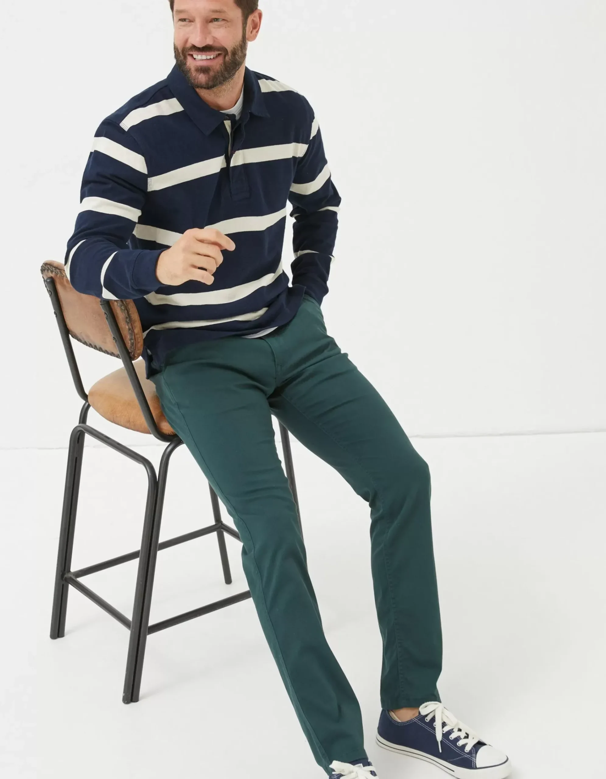 Heyshott Slim Textured Chinos