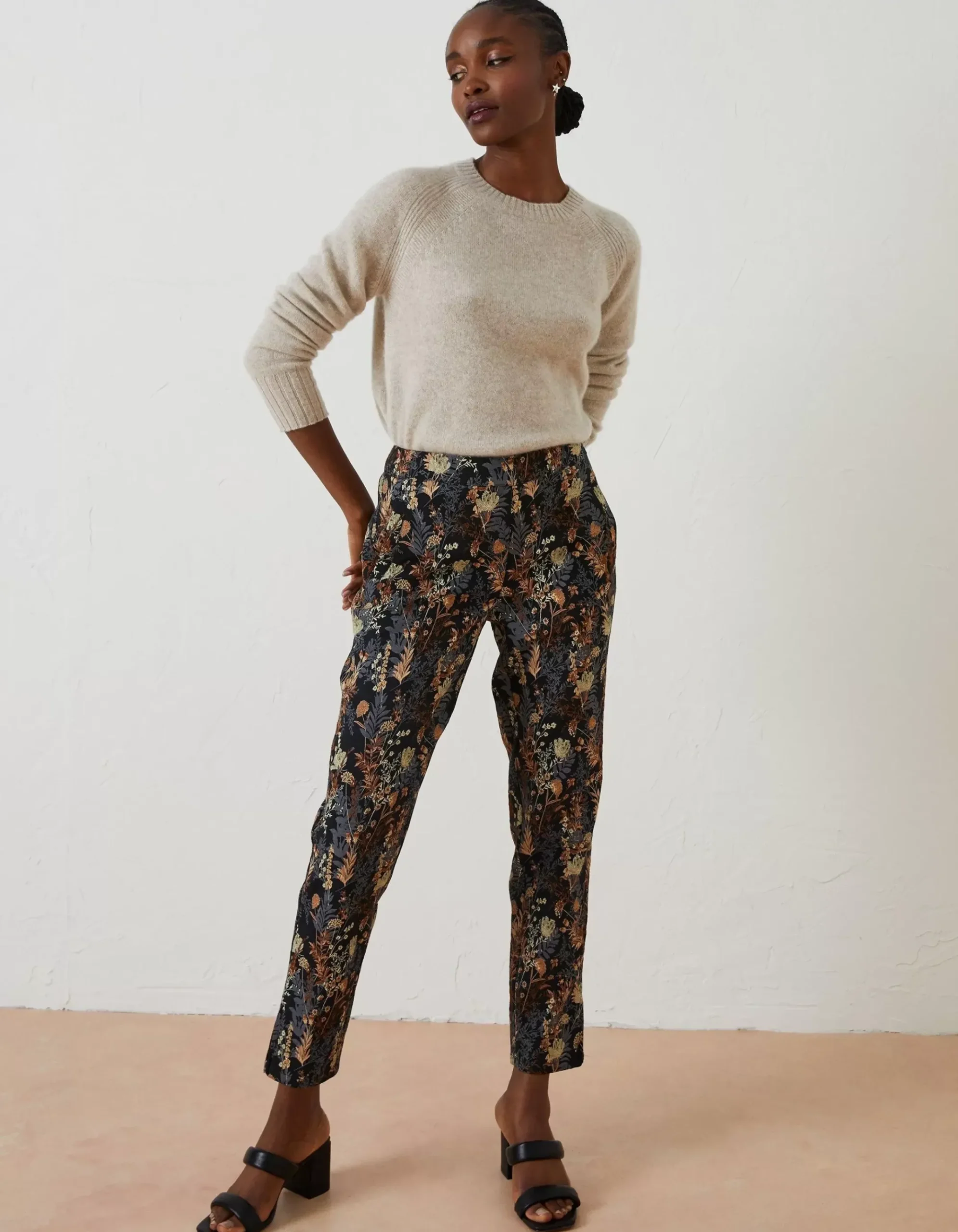 Isobelle Jacquard Trousers