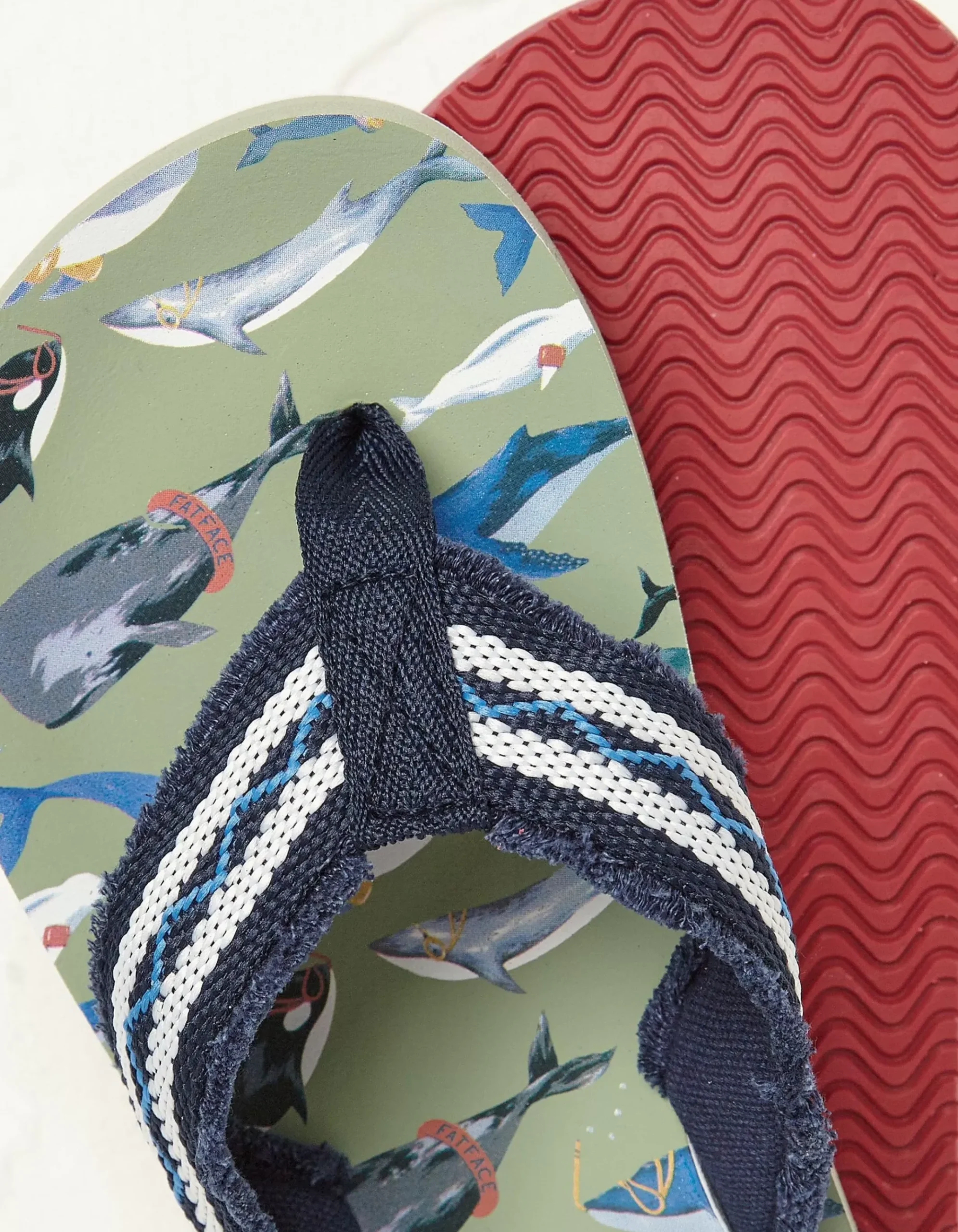 Kids Whale Flip Flops