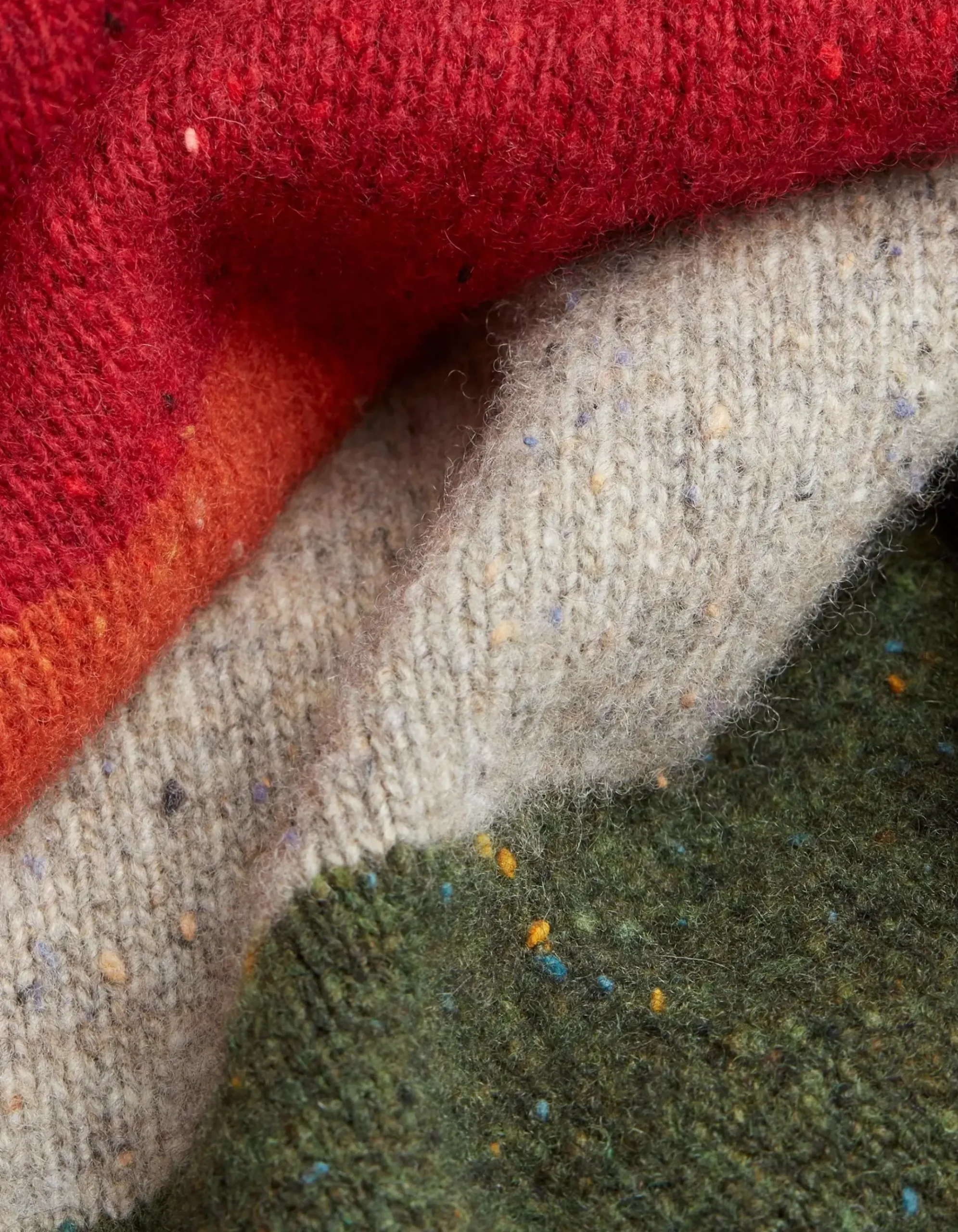 Lambswool Stripe Crew Jumper