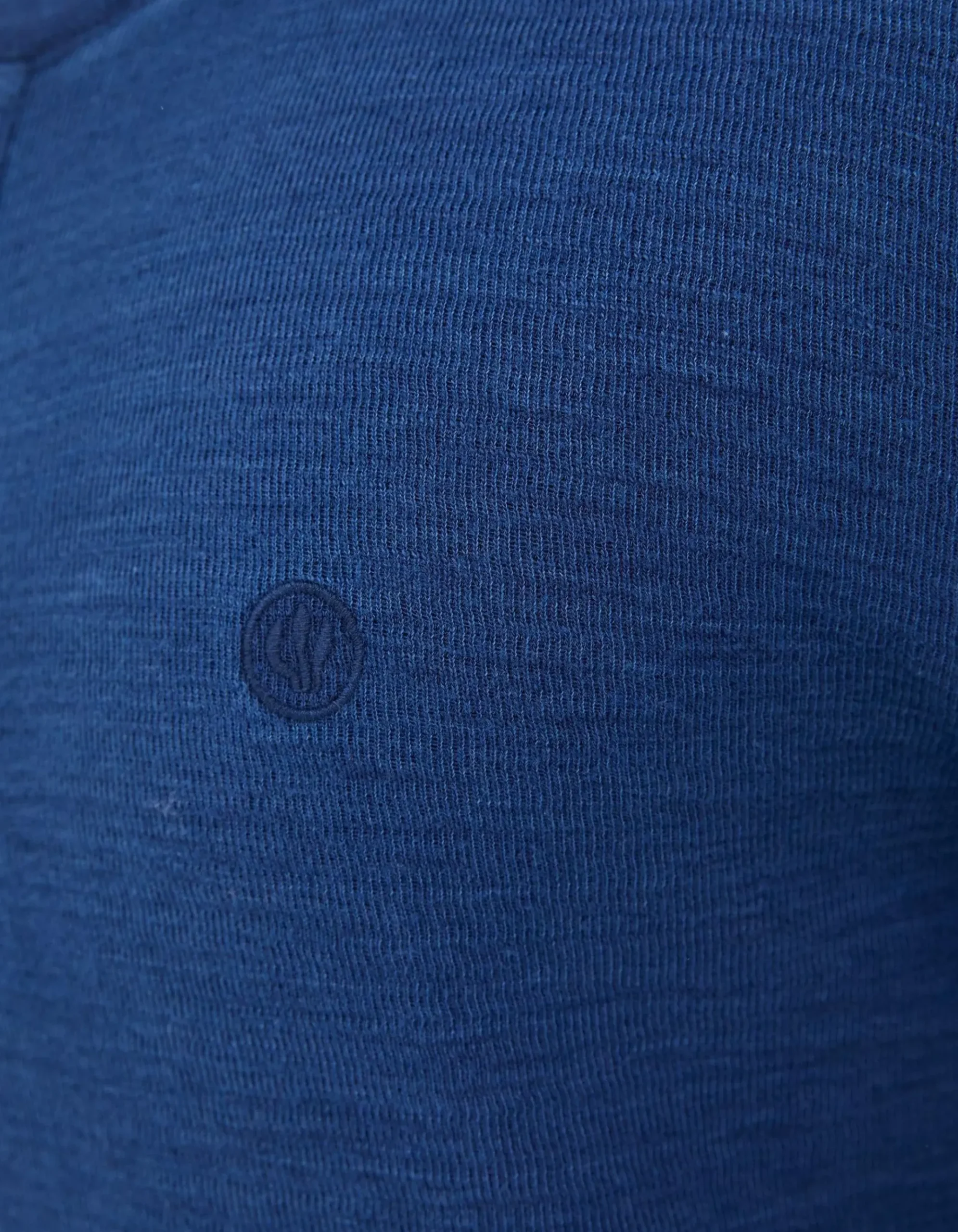 Long Sleeve Indigo Henley