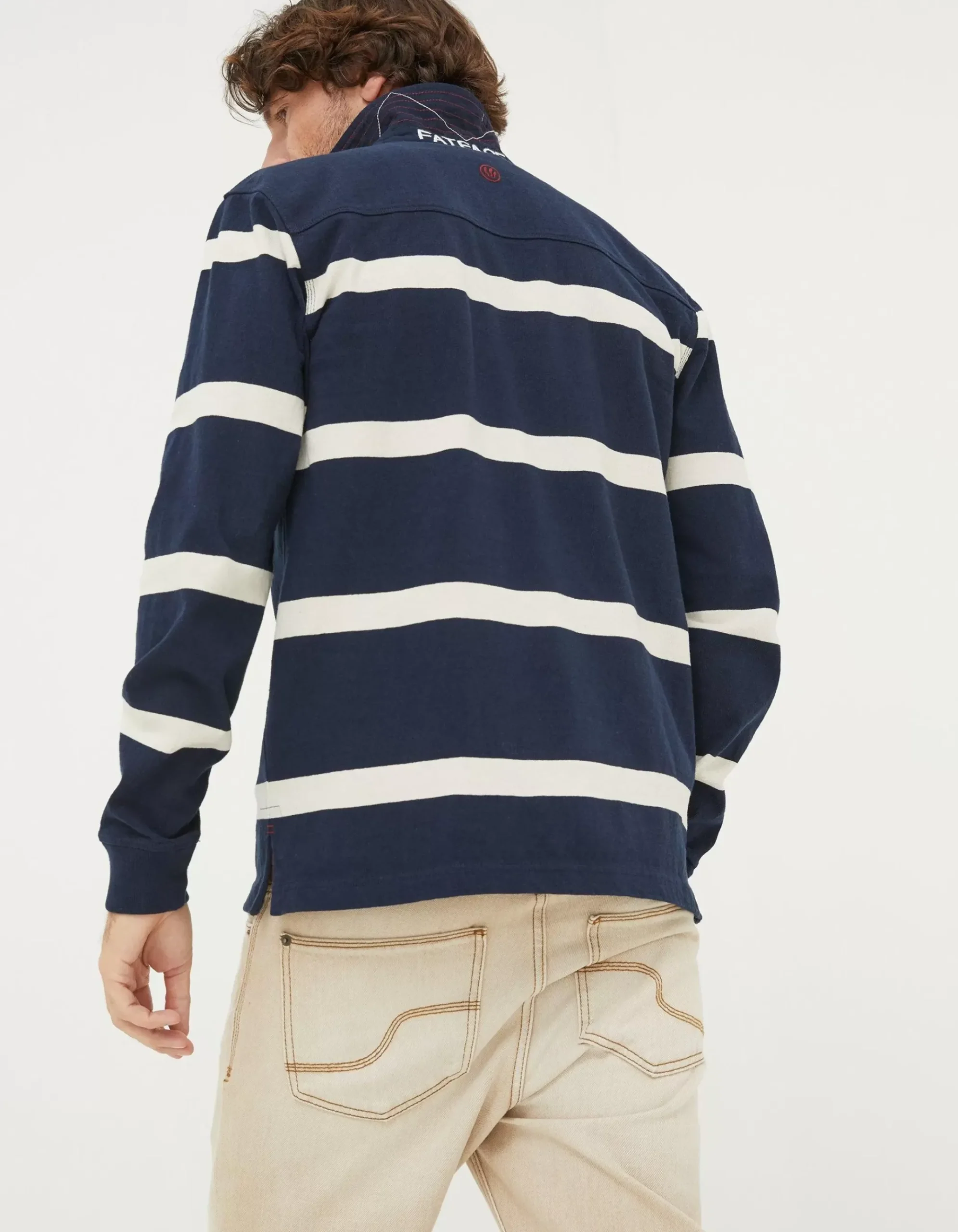 Long Sleeve Stripe Rugby Shirt