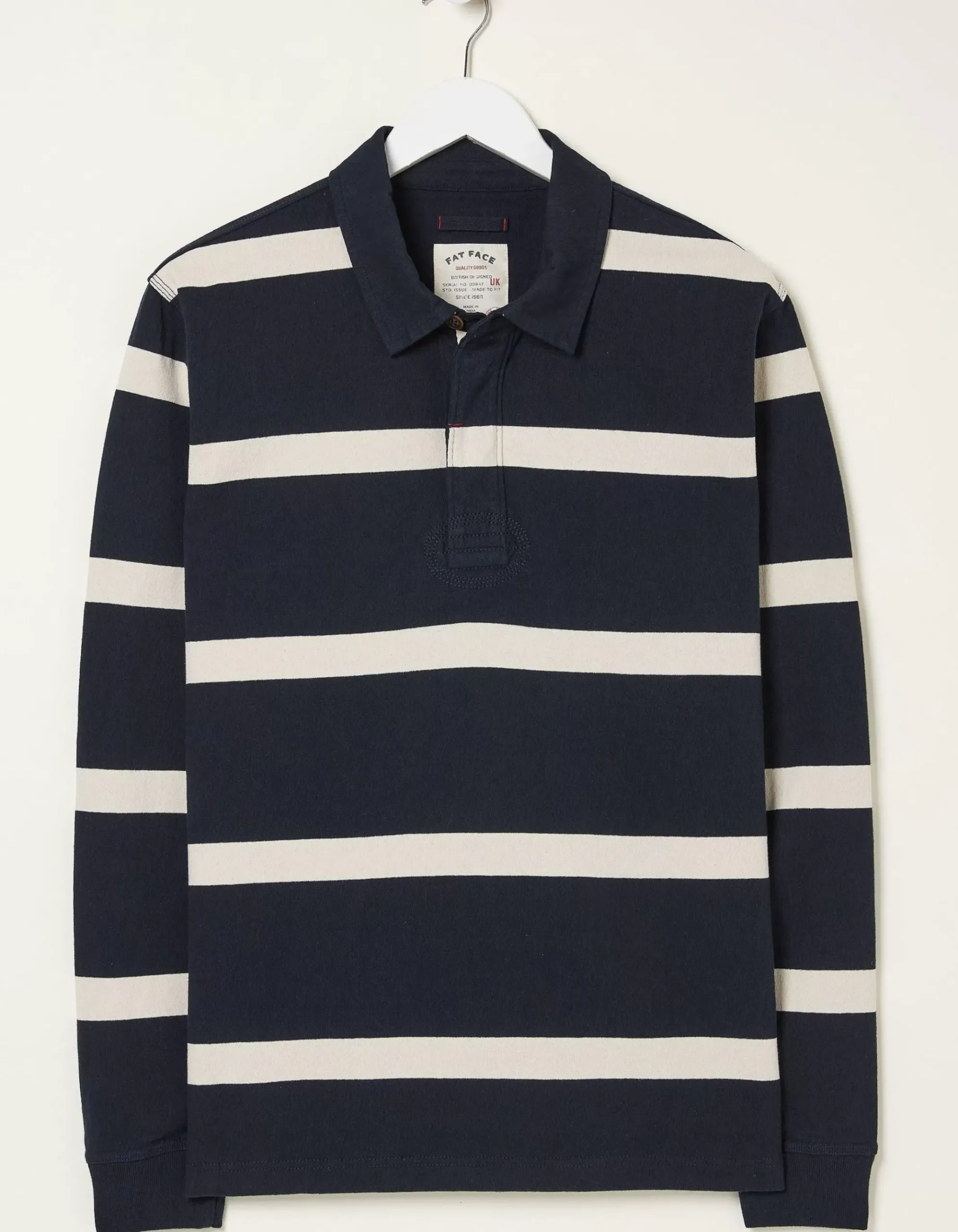 Long Sleeve Stripe Rugby Shirt