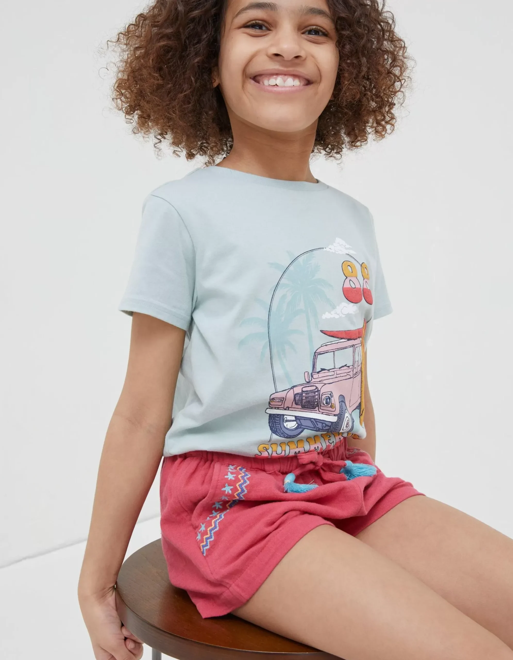 Lyla Embroidered Shorts