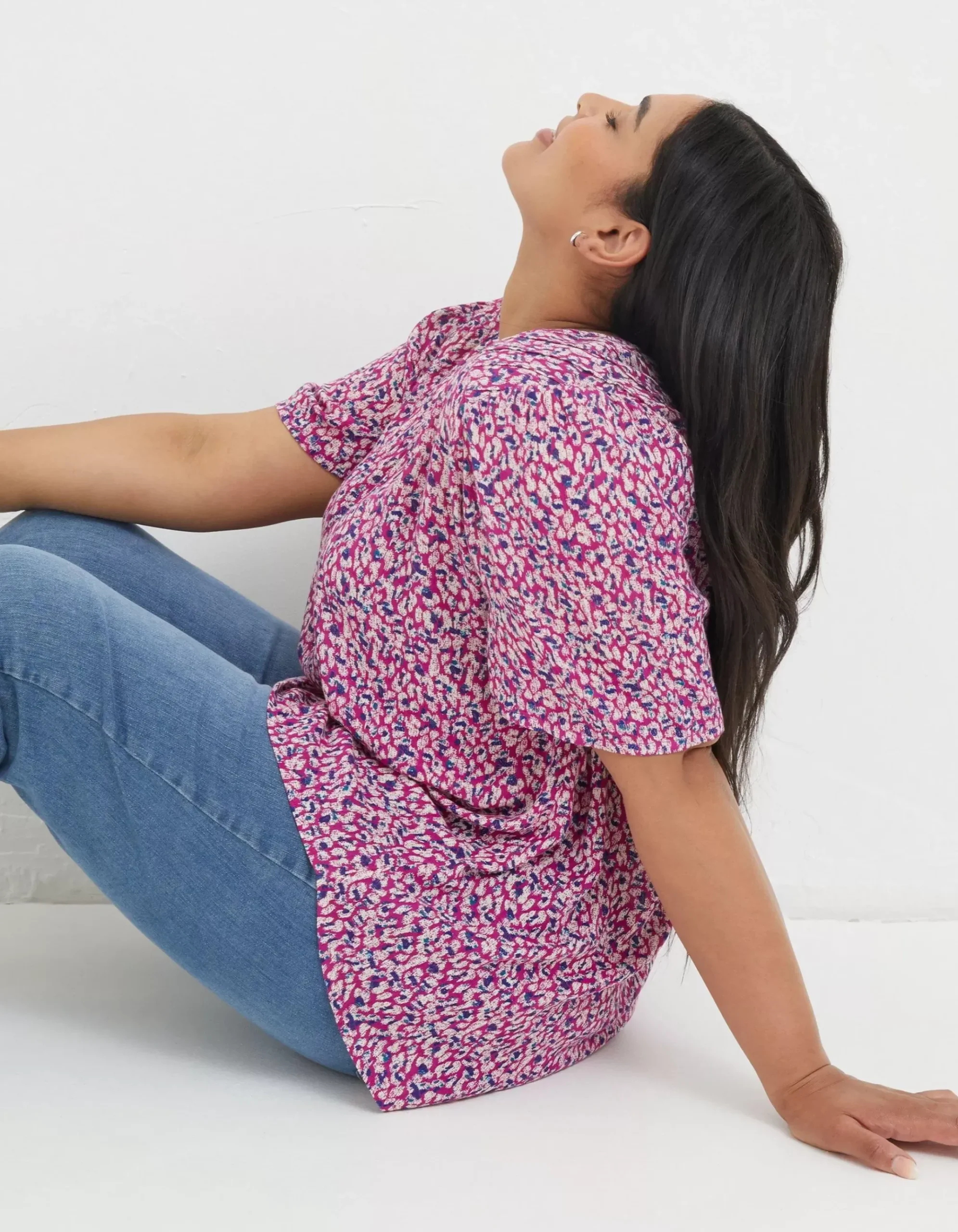 Lyndy Textured Animal Blouse