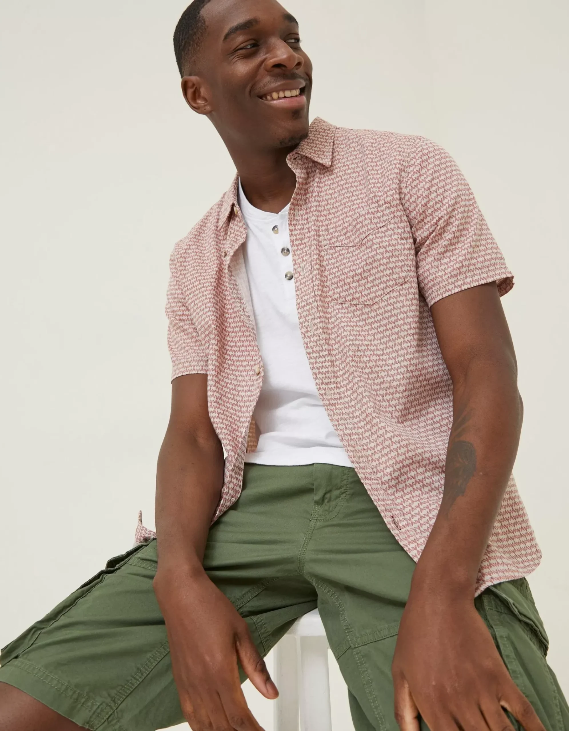 Mini Geo Print Shirt