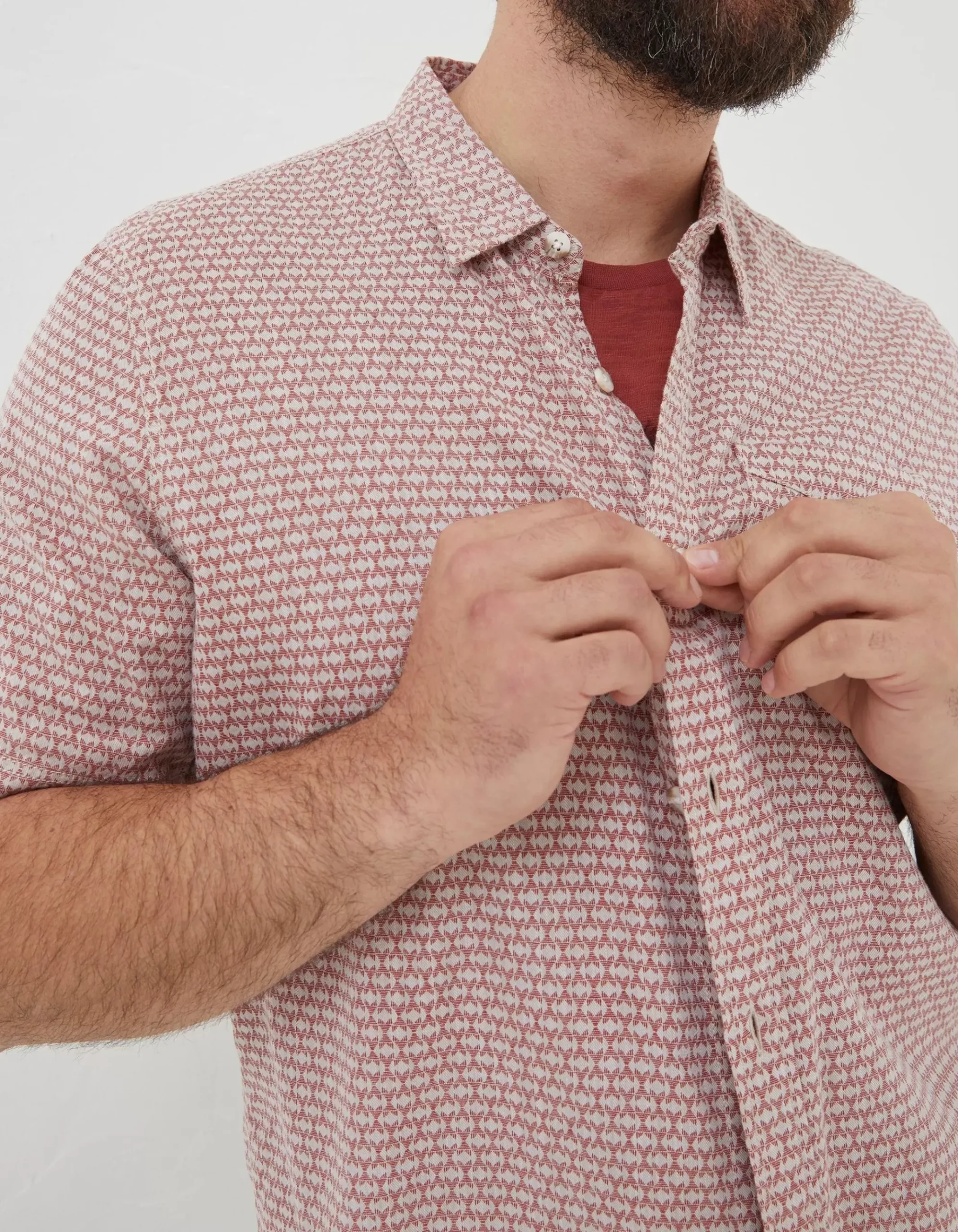 Mini Geo Print Shirt