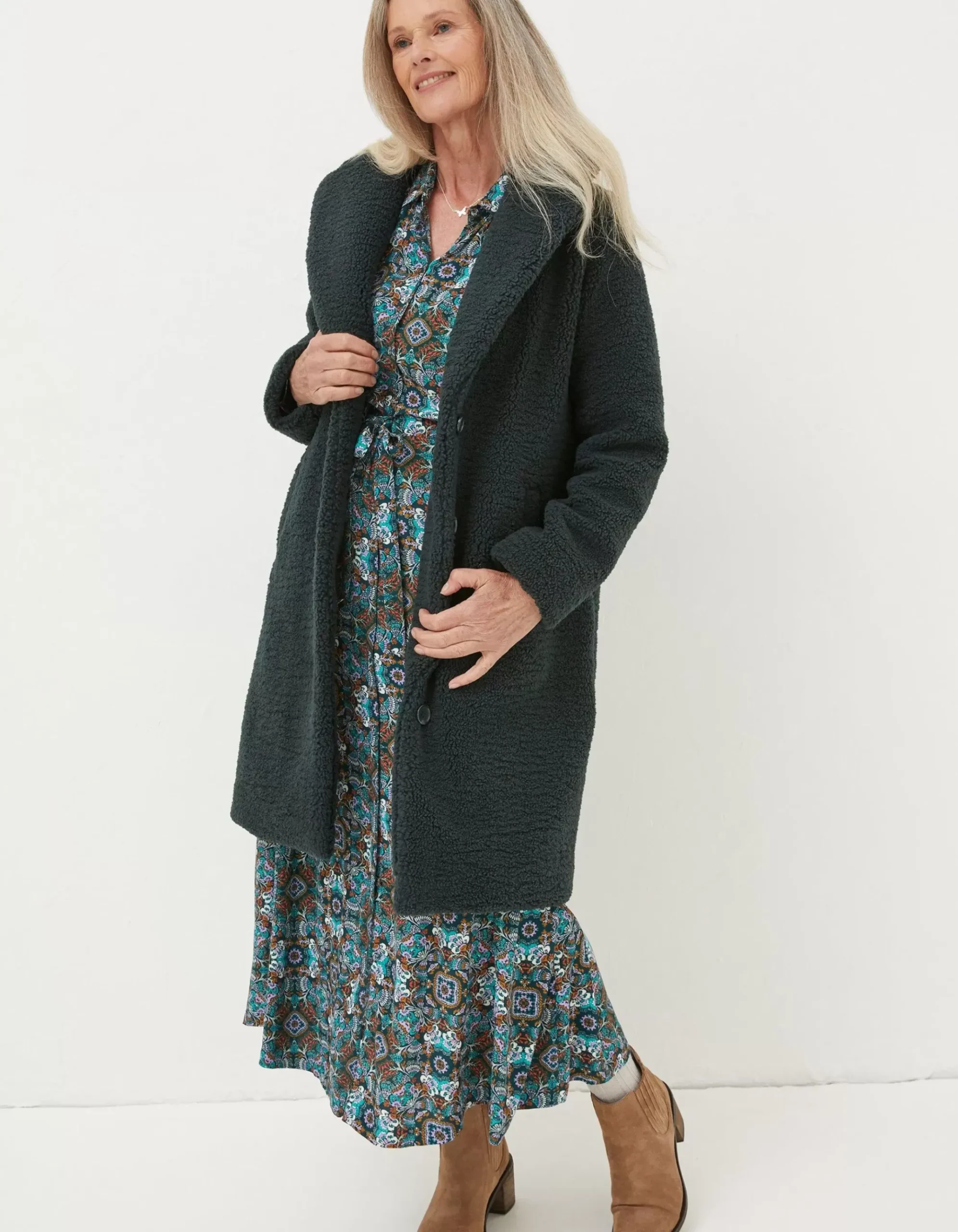 Mylah Teddy Longline Coat