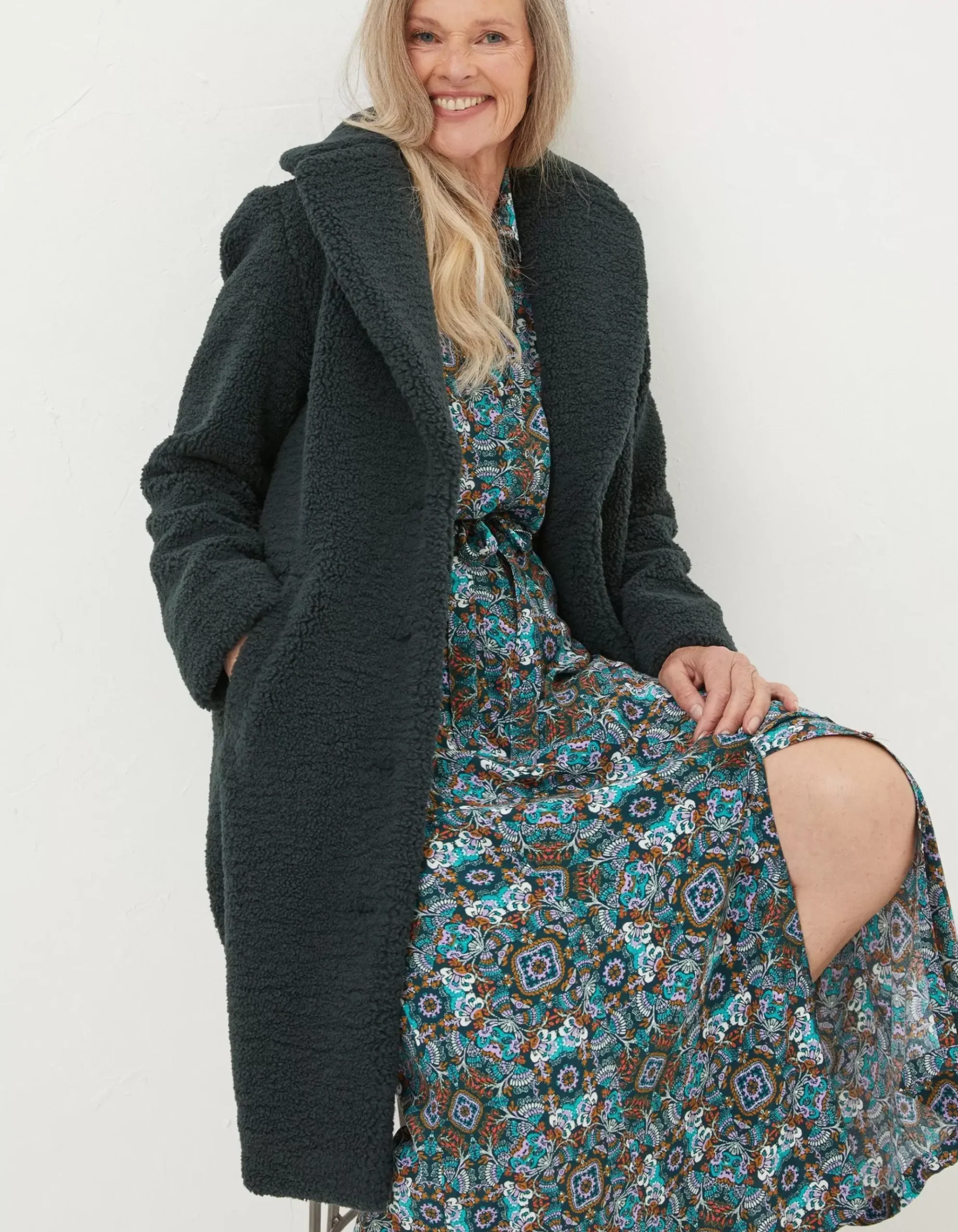 Mylah Teddy Longline Coat