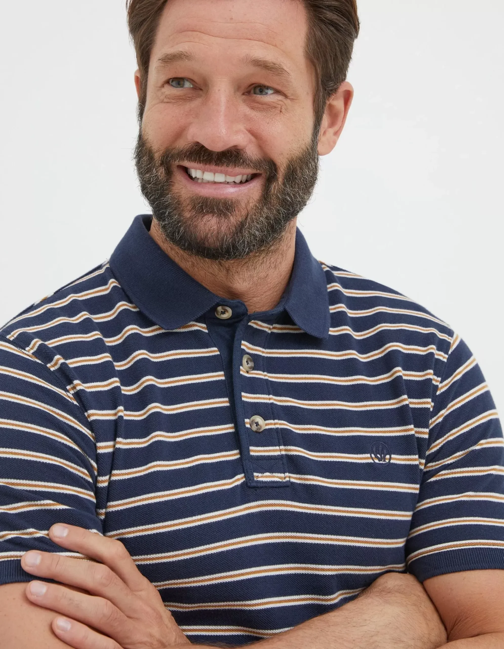 Organic Cotton Stripe Polo
