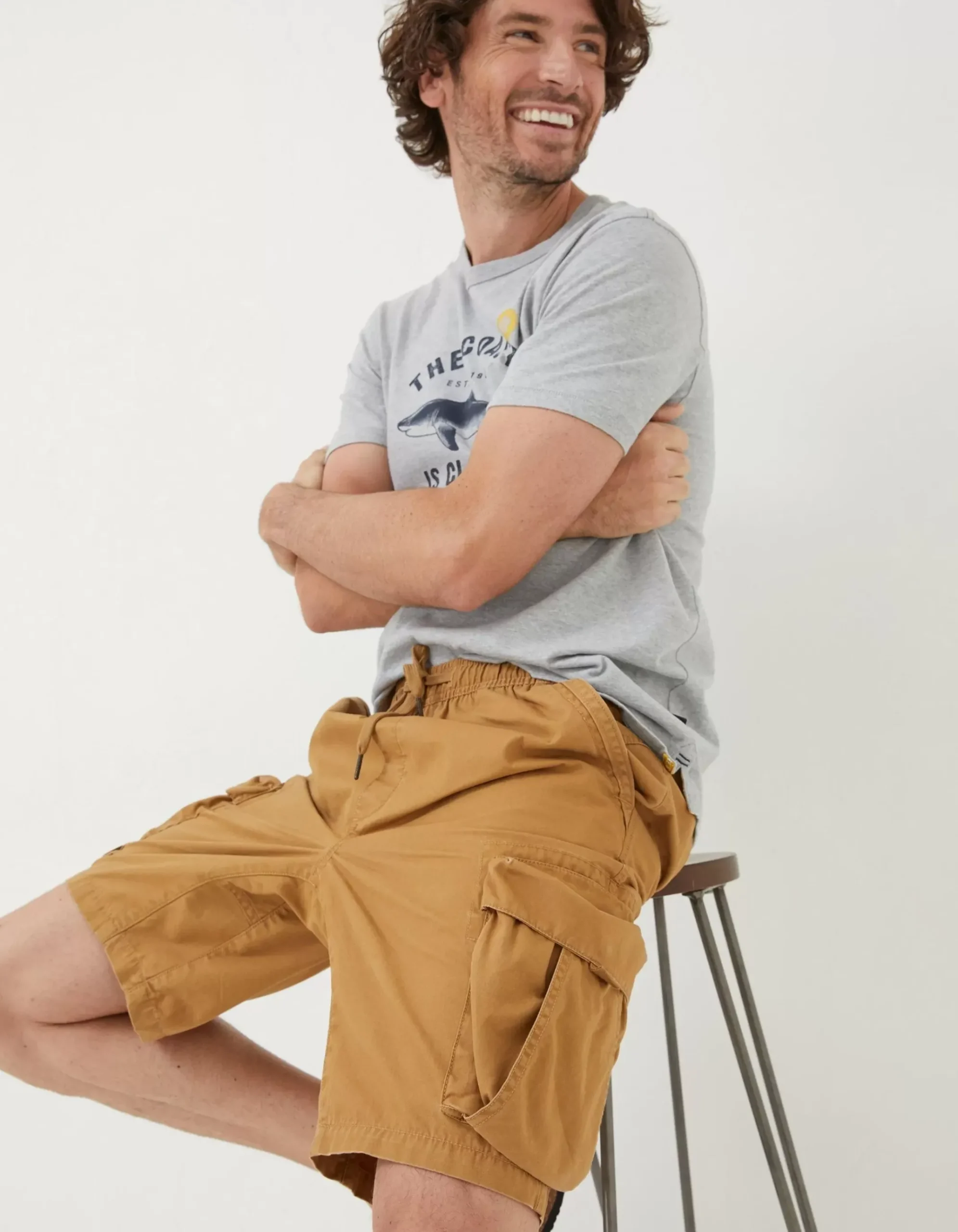 Padstow Pull On Cargo Shorts