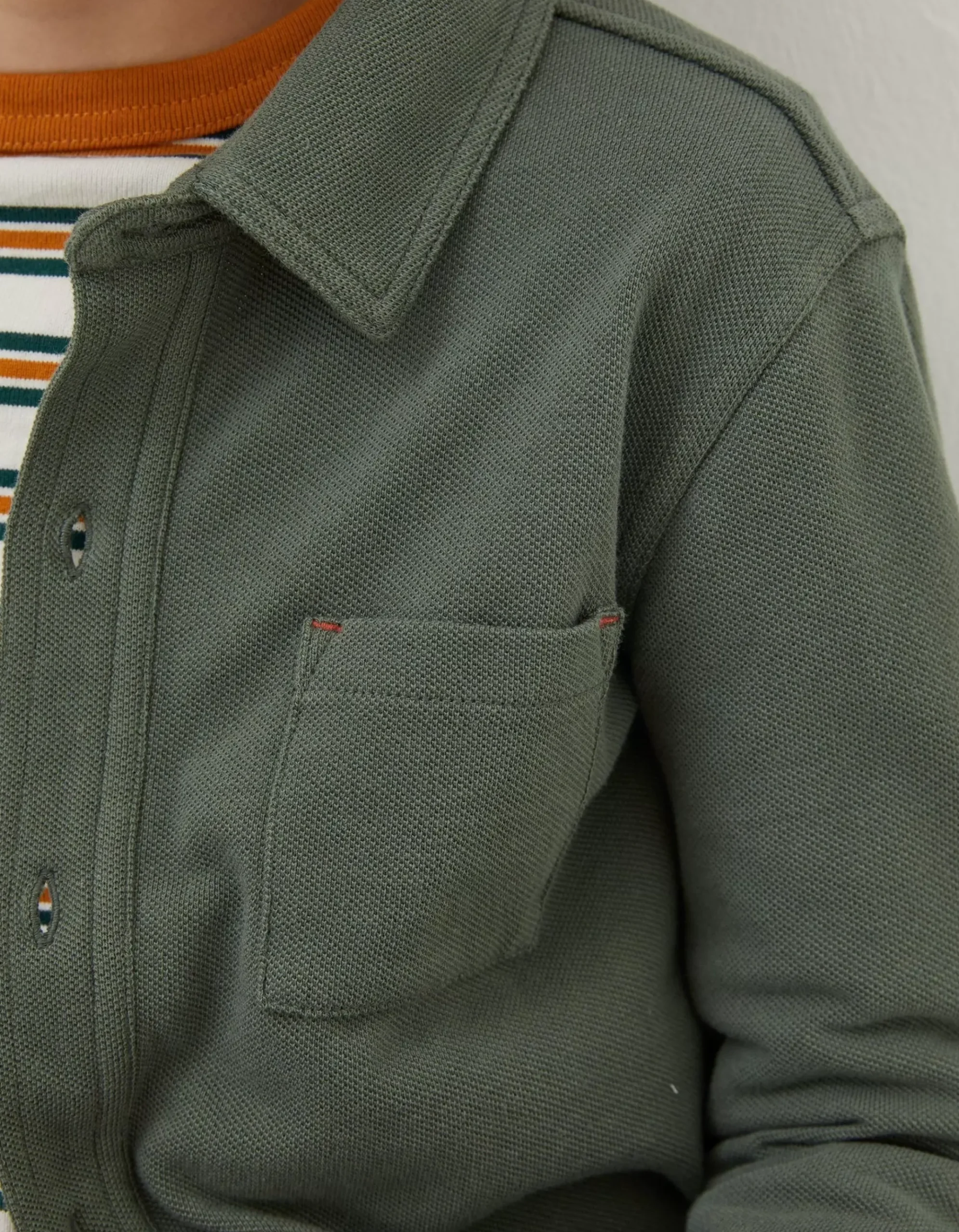 Pique Long Sleeve Shirt