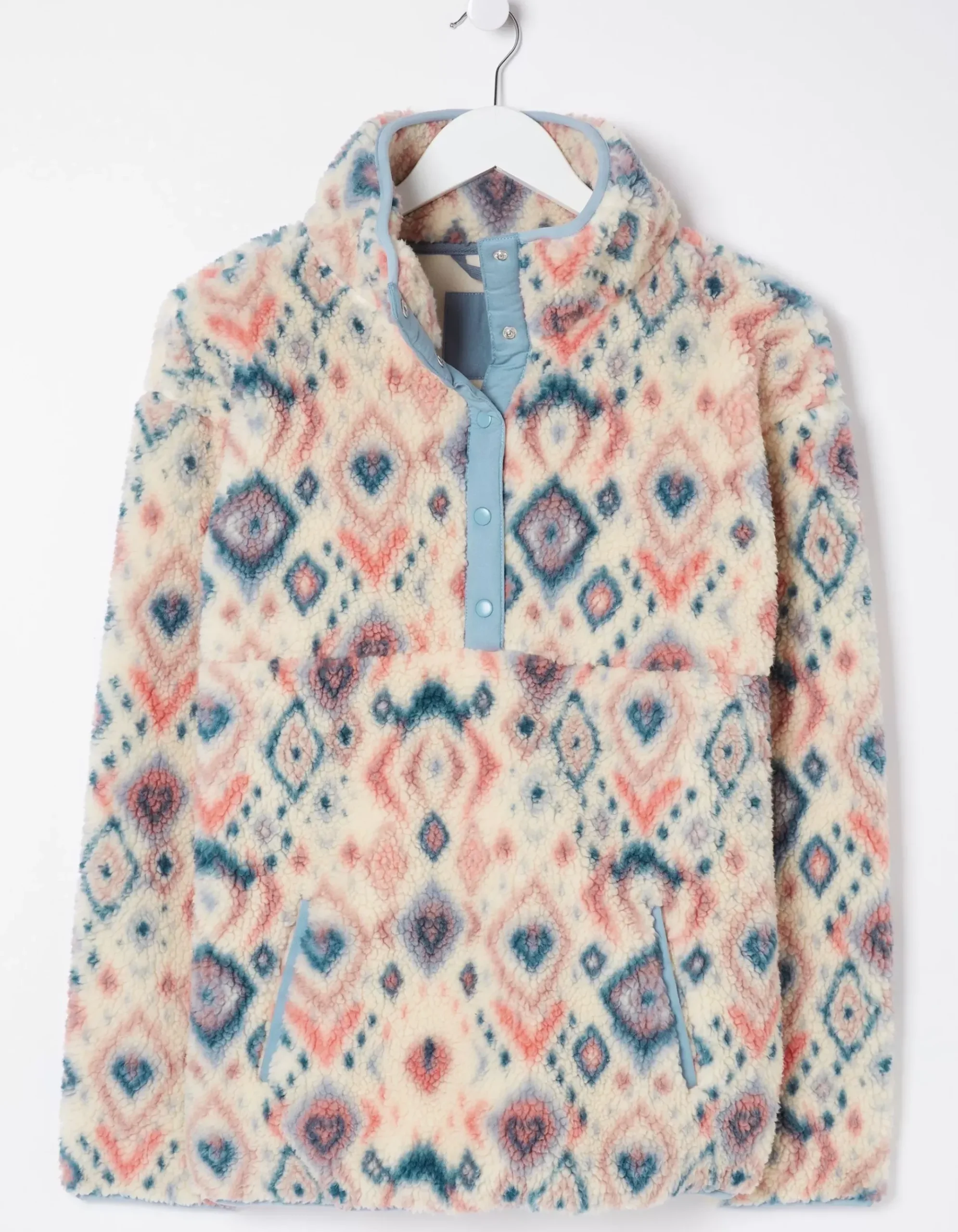 Printed Half Neck Fleece