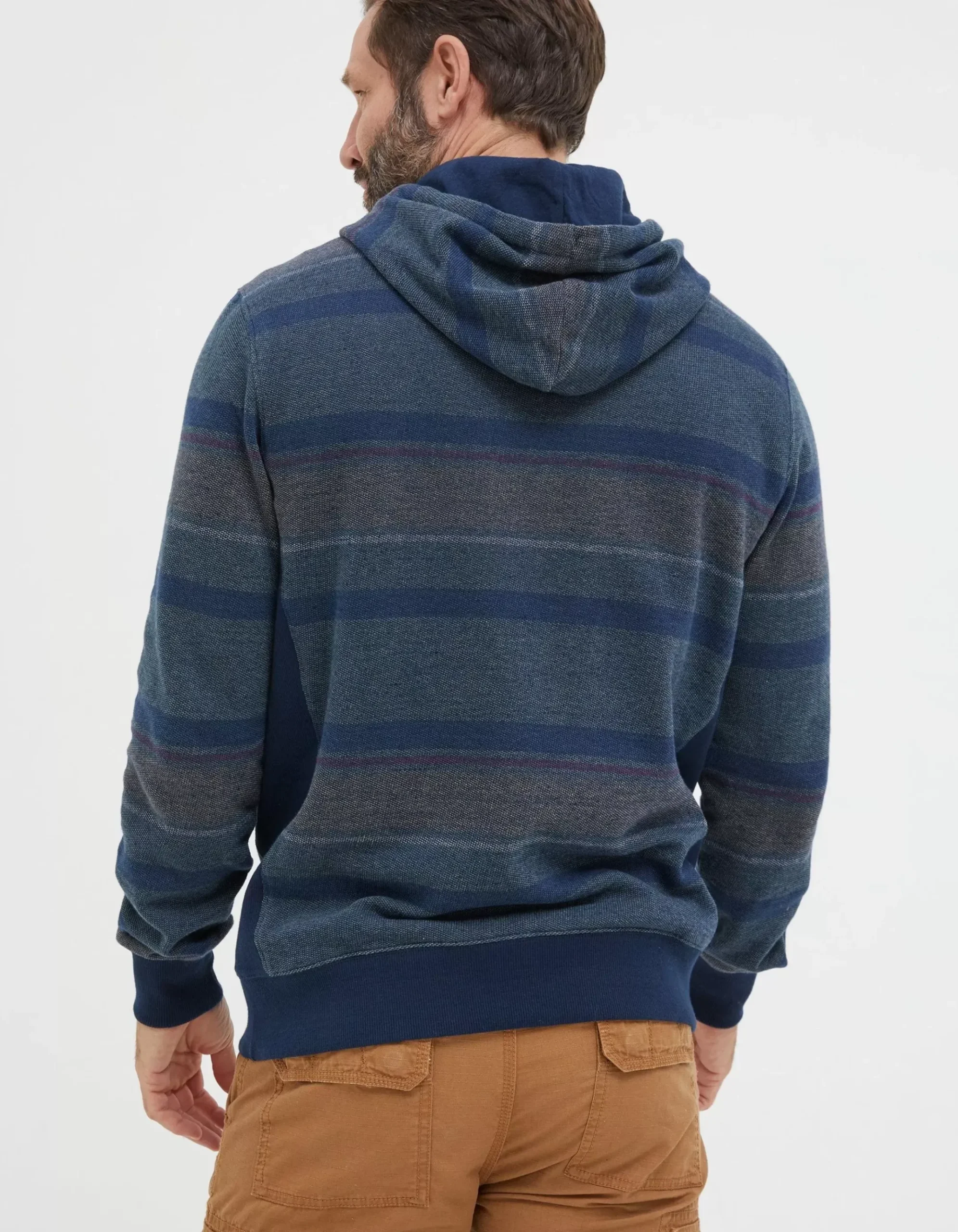 Reverse Stripe Hoodie