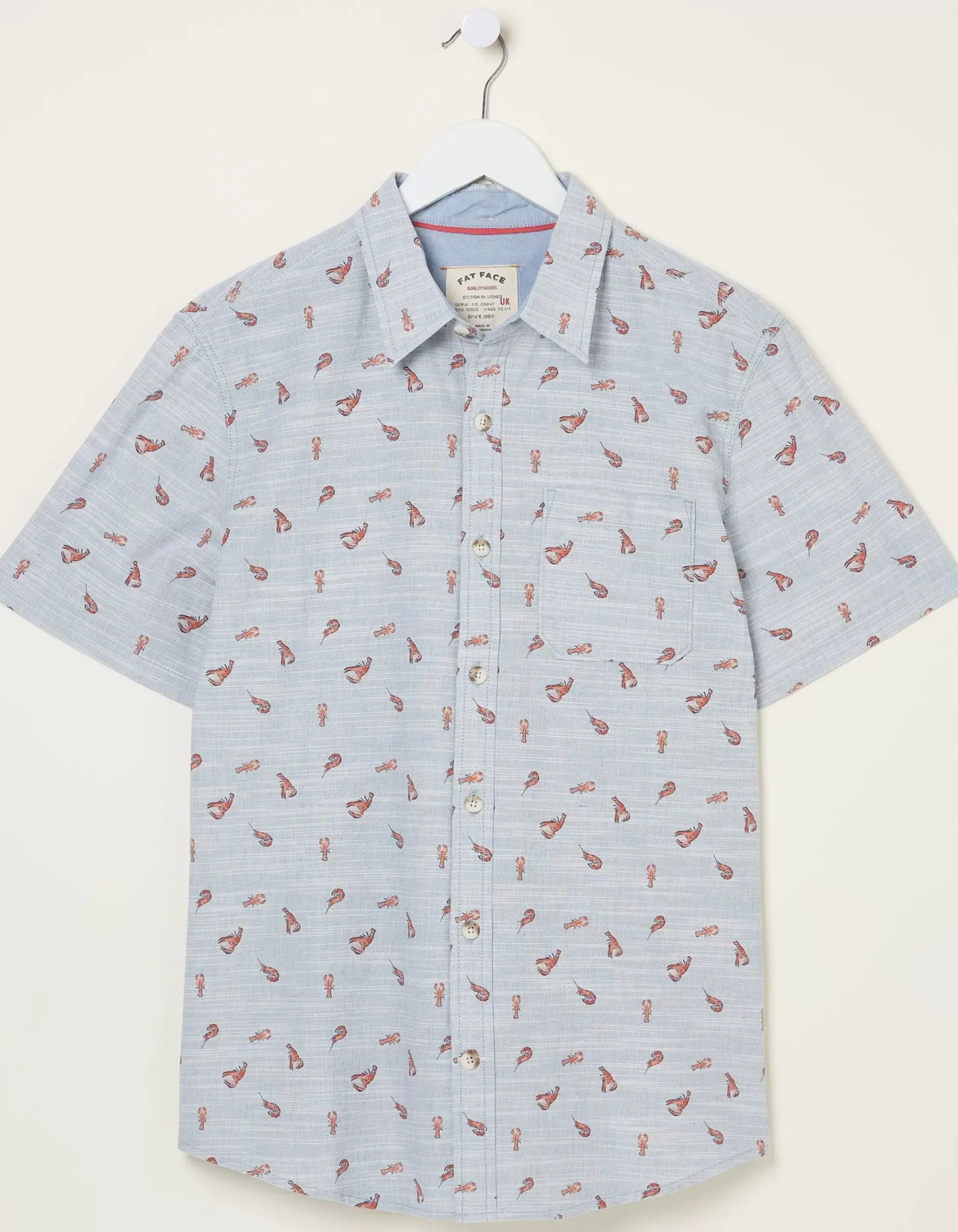 Seafood Print Shirt
