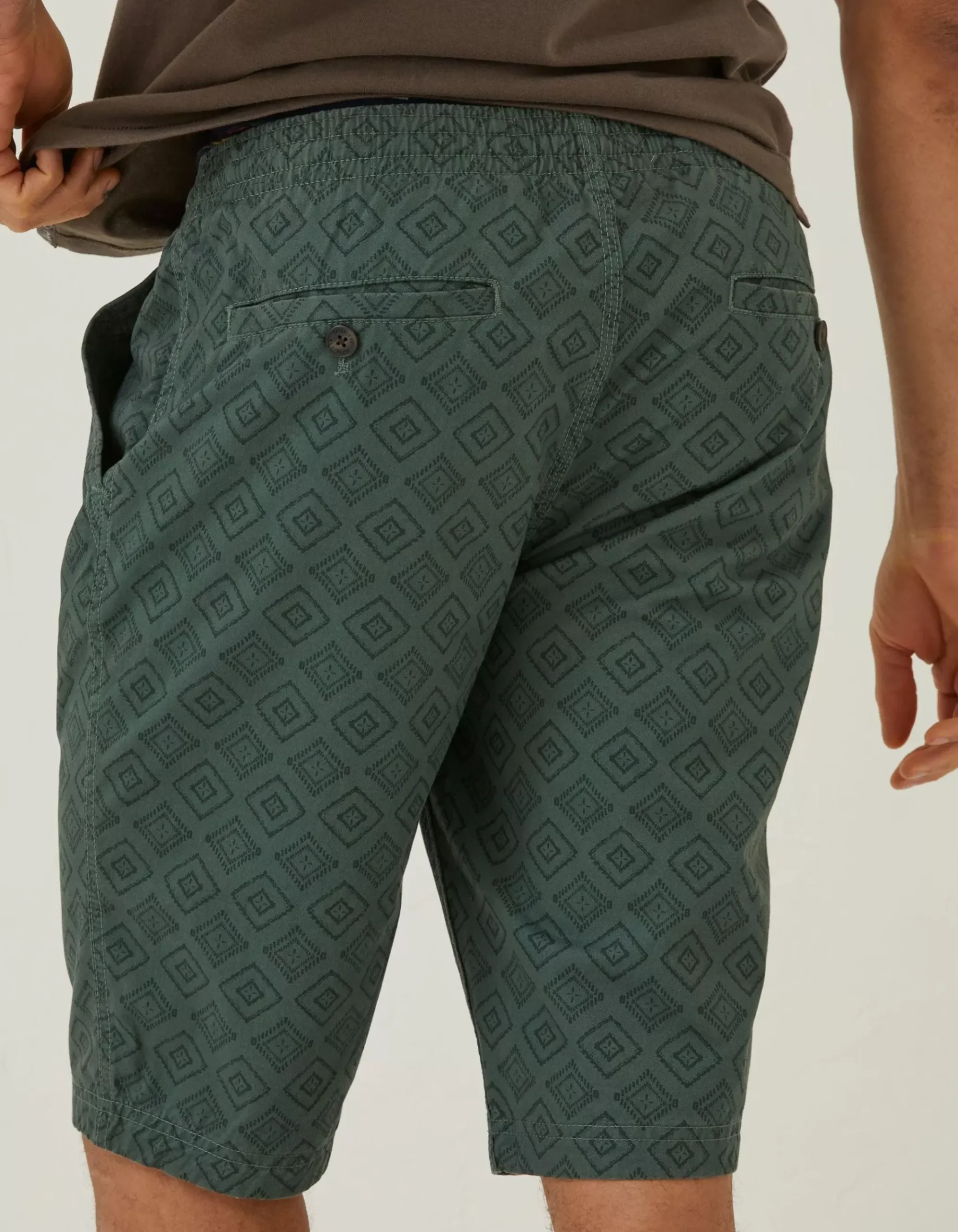 Seaton Tile Print Shorts