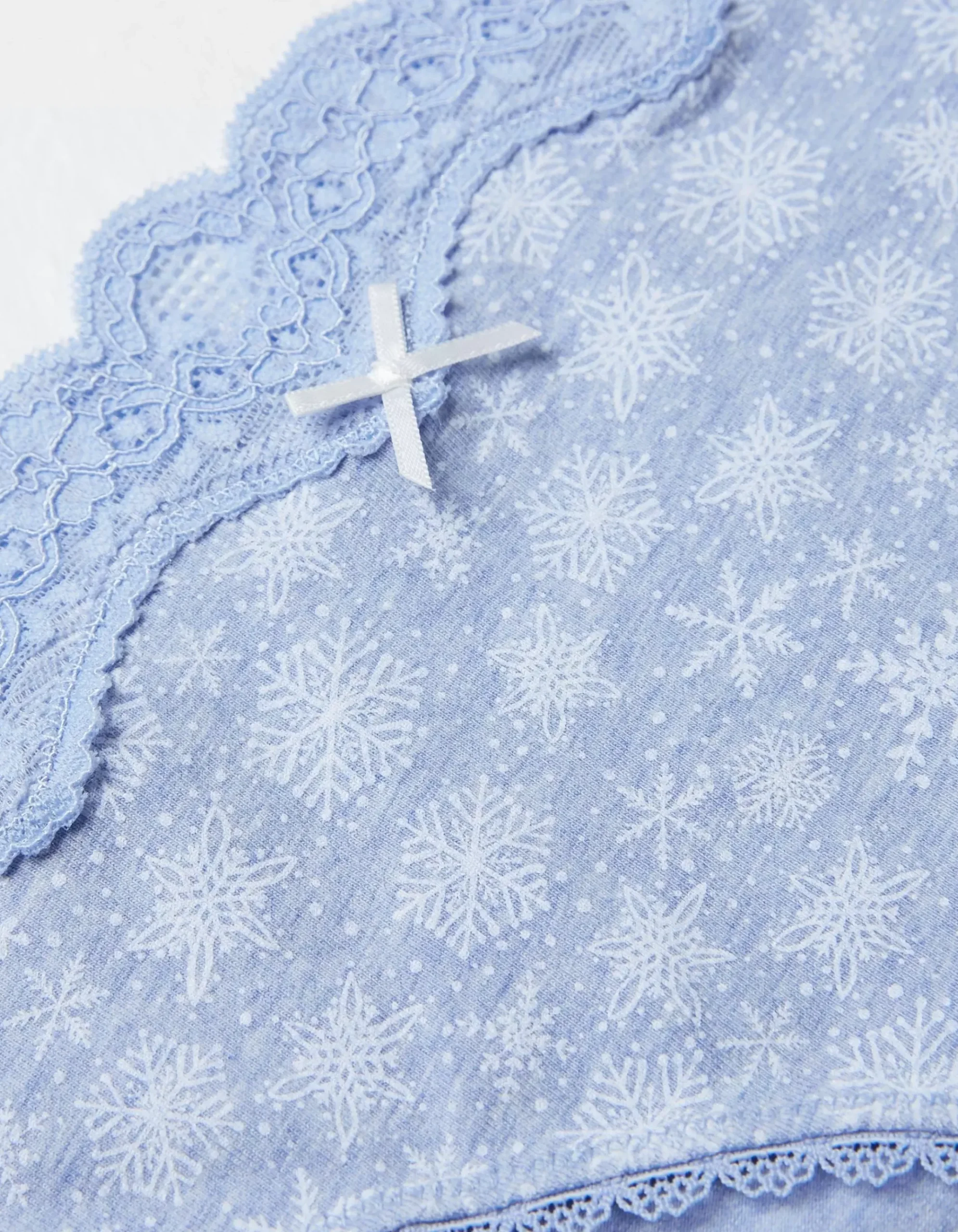 Snowflake Print Mini Knickers