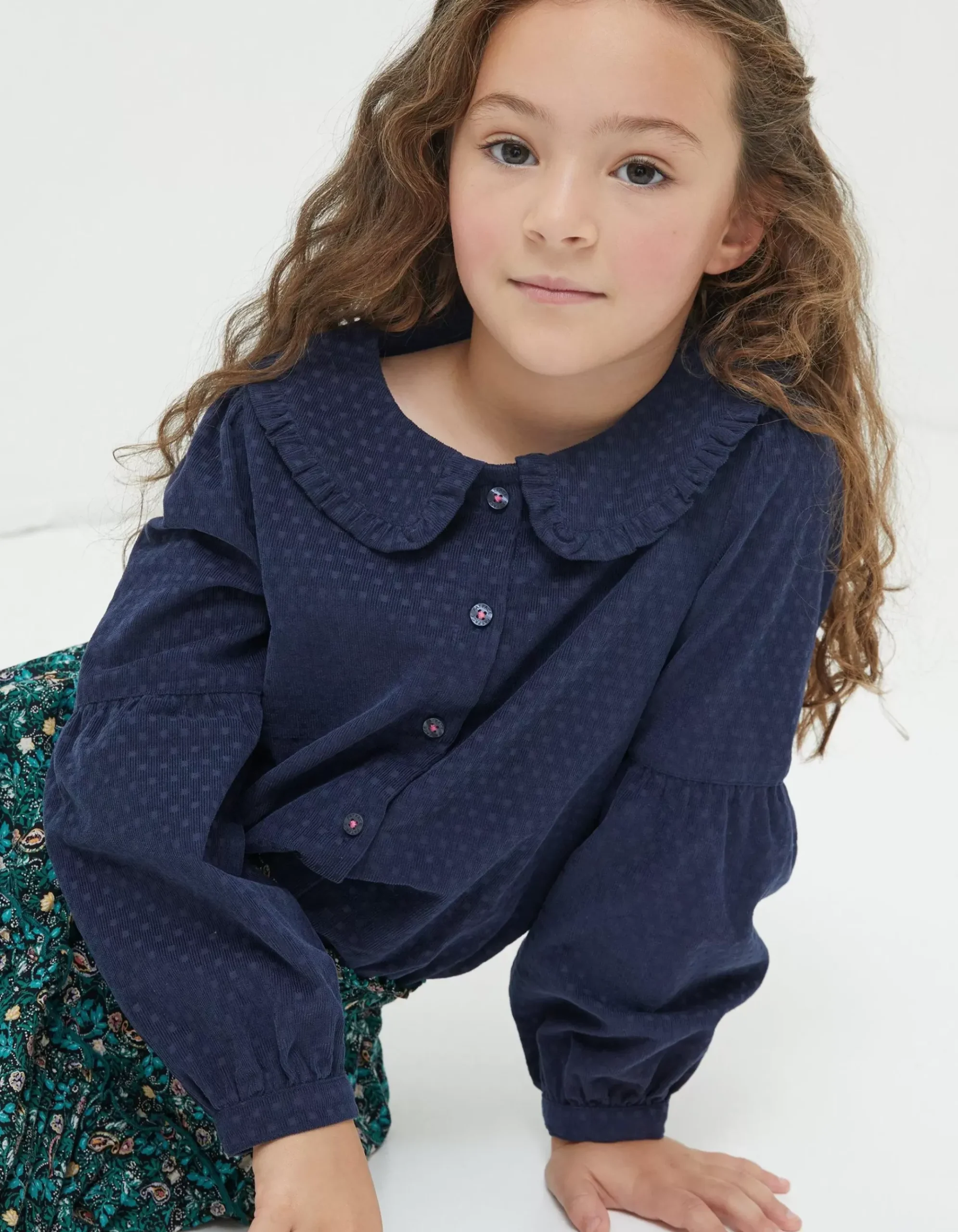 Spot Cord Blouse