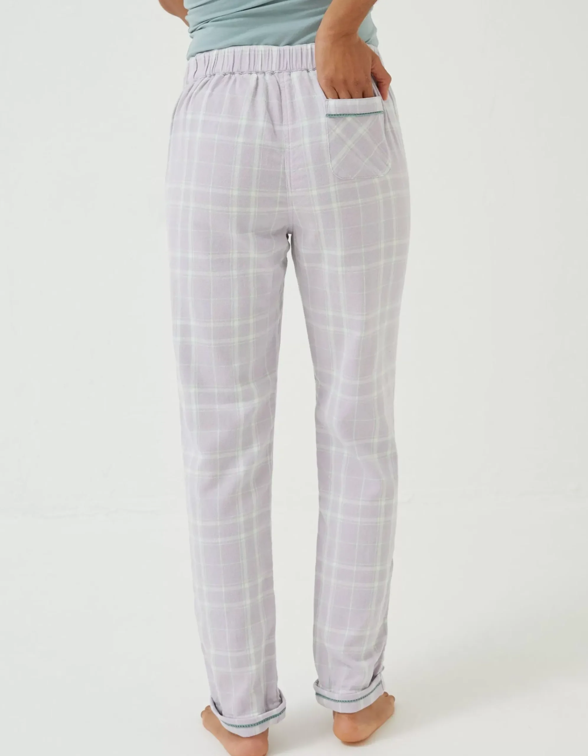 Spring Check Pants