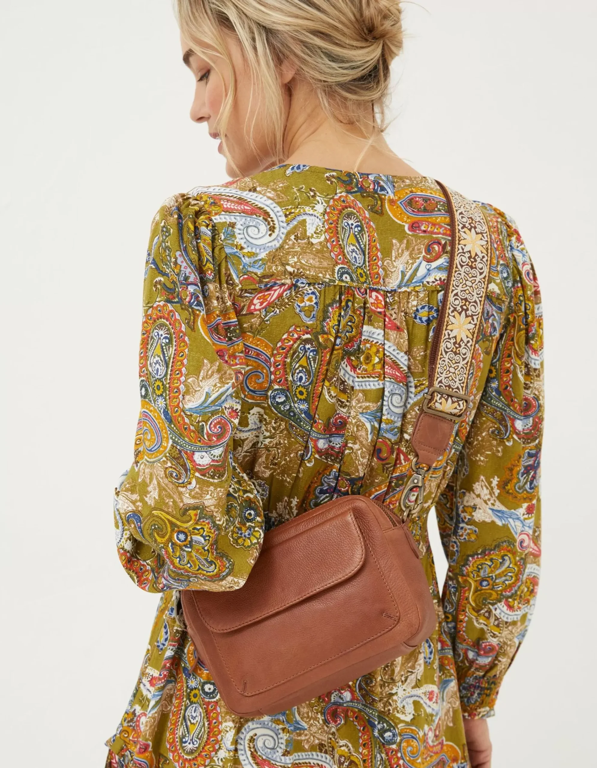 The Oslo Camera Bag Ornate Strap
