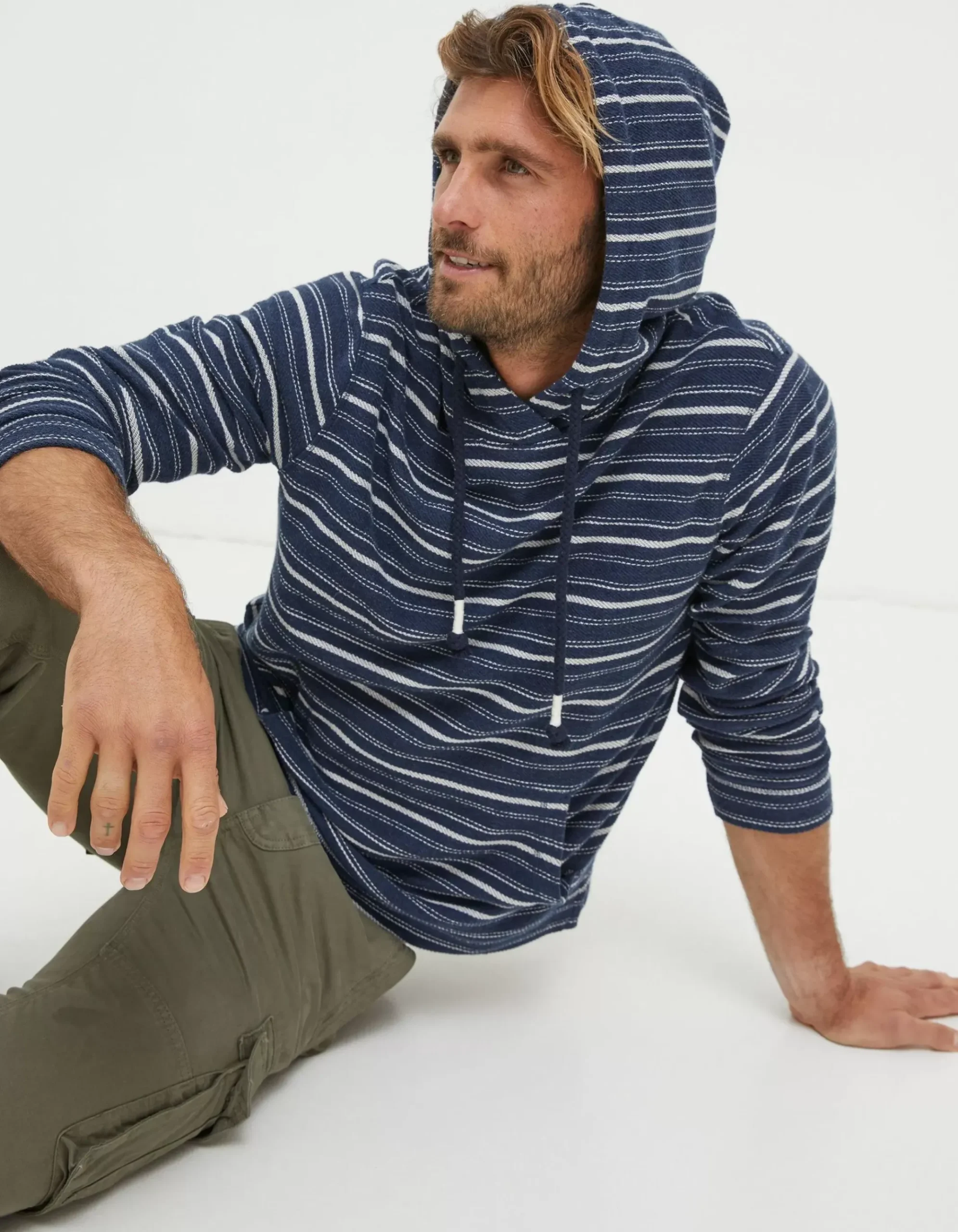 Trescoe Fine Stripe Hoodie