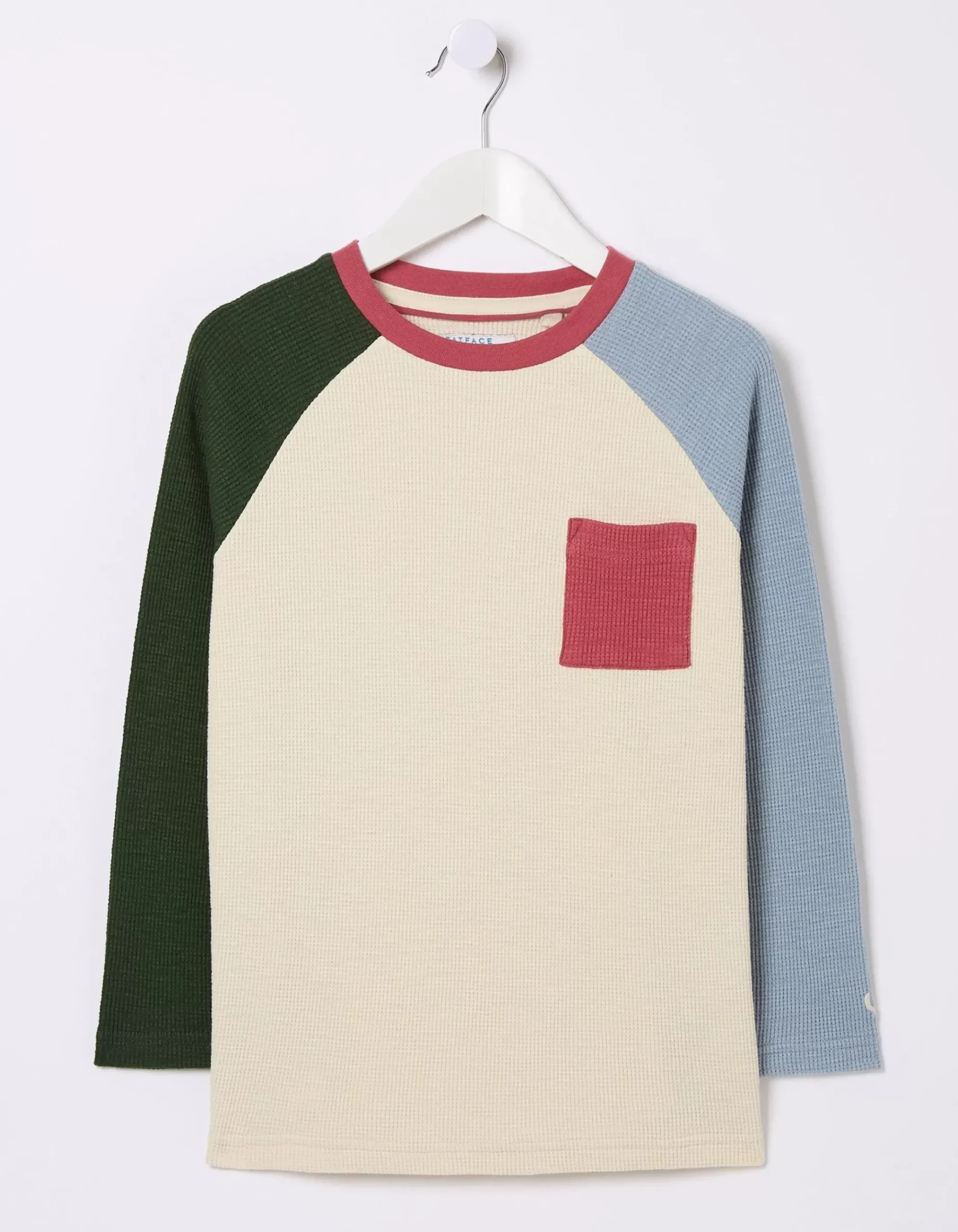 Waffle Jersey Raglan T-Shirt