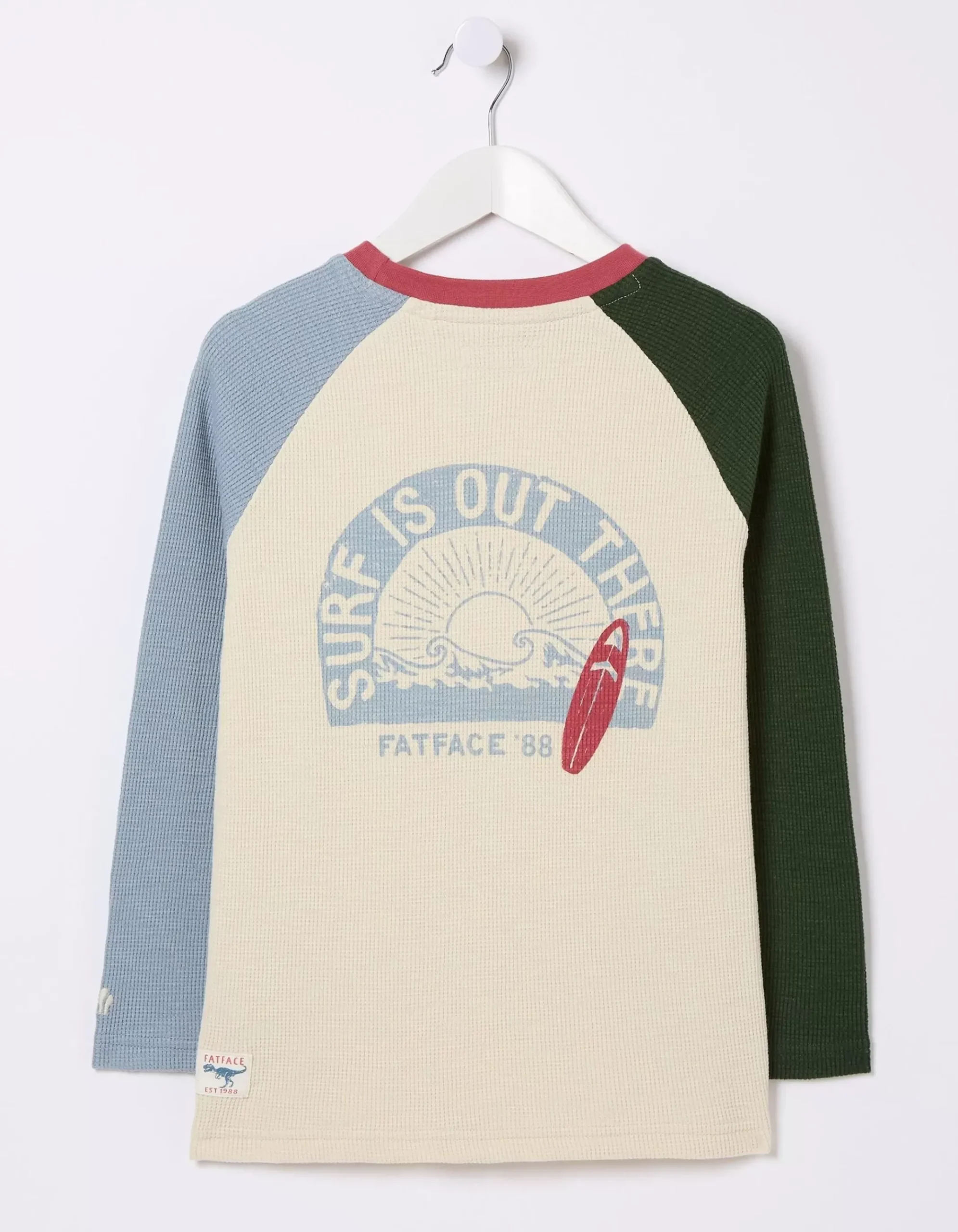Waffle Jersey Raglan T-Shirt